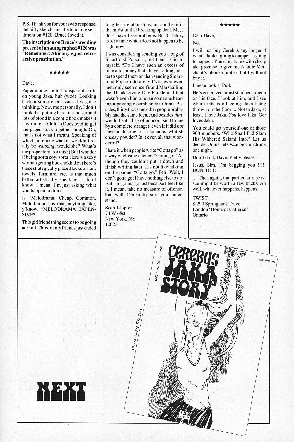 Read online Cerebus comic -  Issue #125 - 25