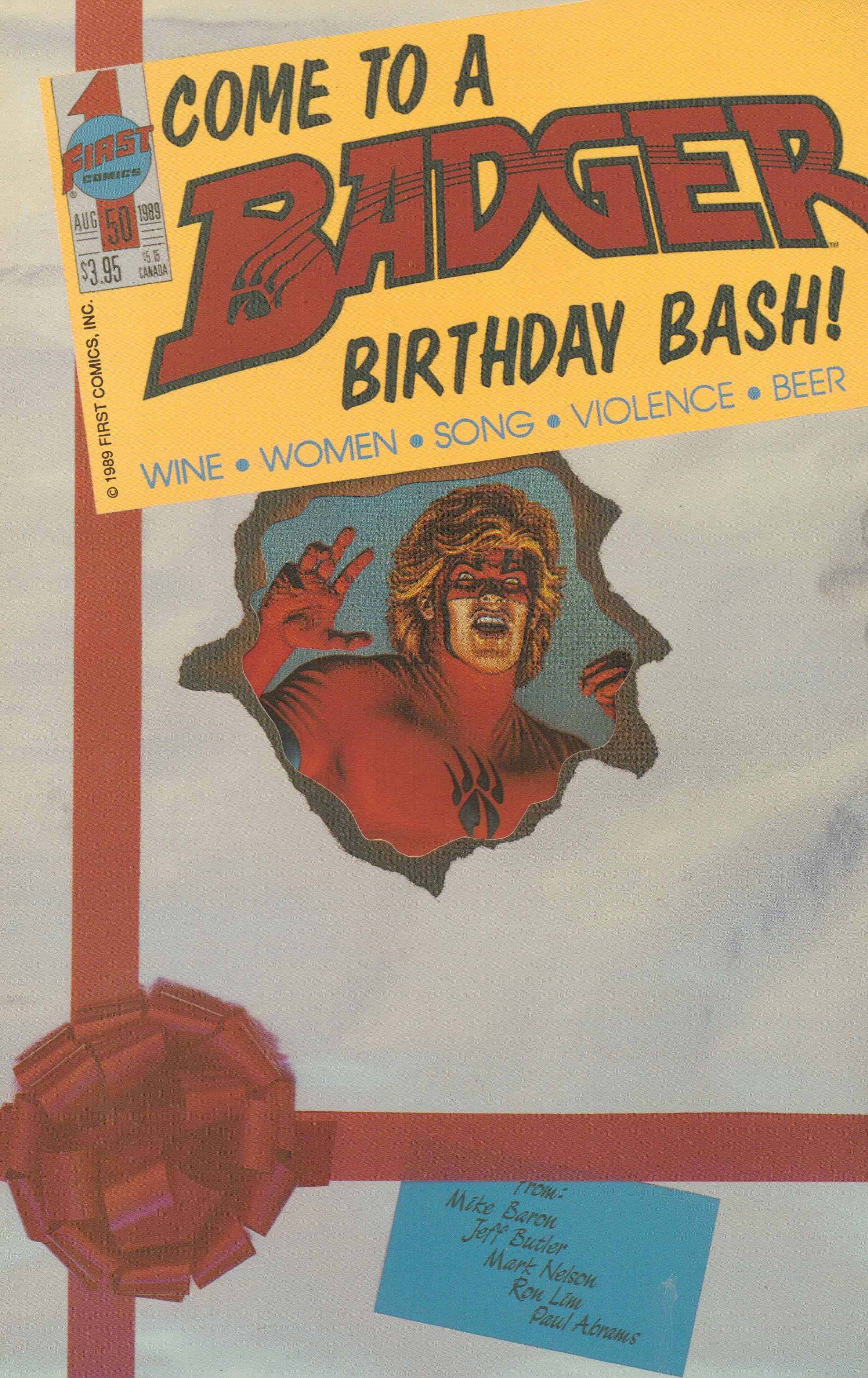 Read online The Badger comic -  Issue #50 - 1