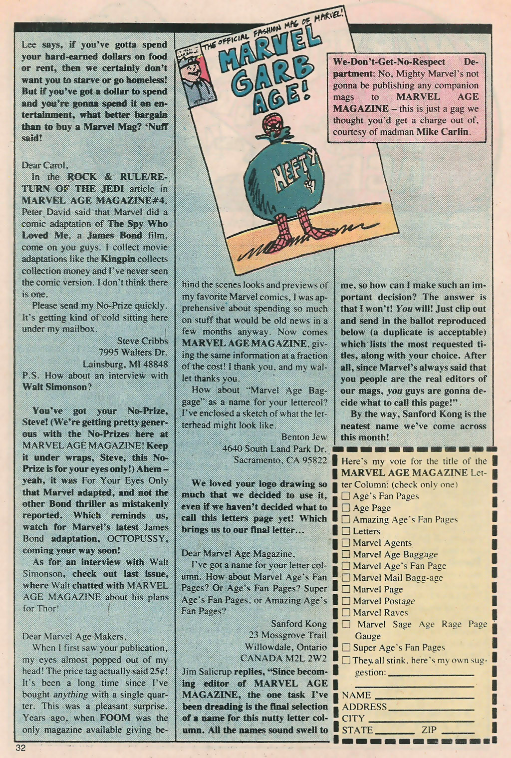 Read online Marvel Age comic -  Issue #7 - 34
