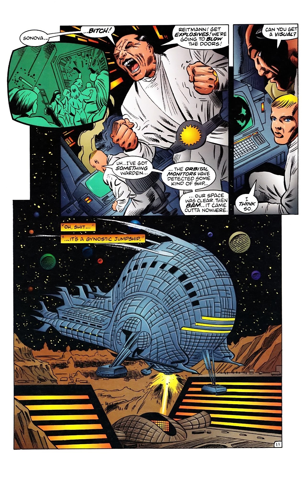 Read online Caged Heat 3000 comic -  Issue #3 - 12