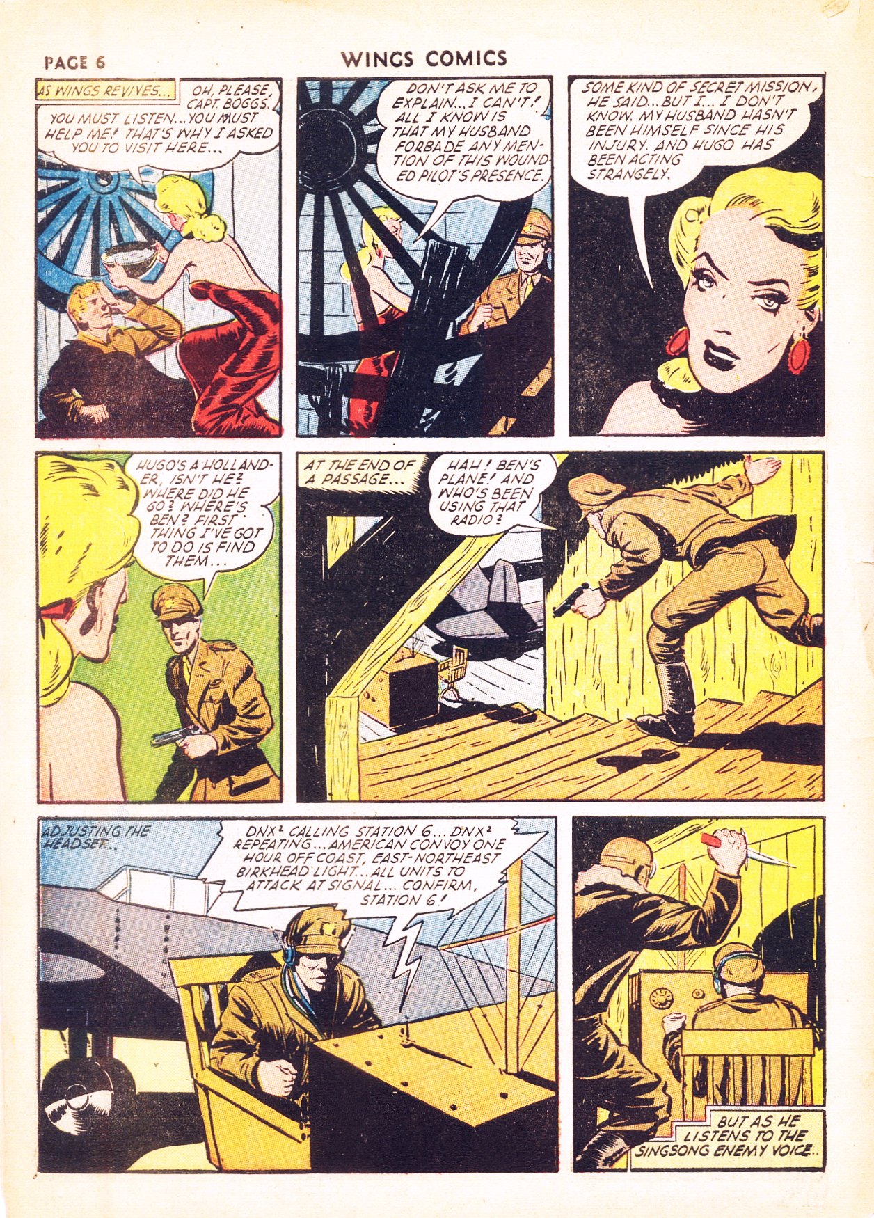 Read online Wings Comics comic -  Issue #31 - 8