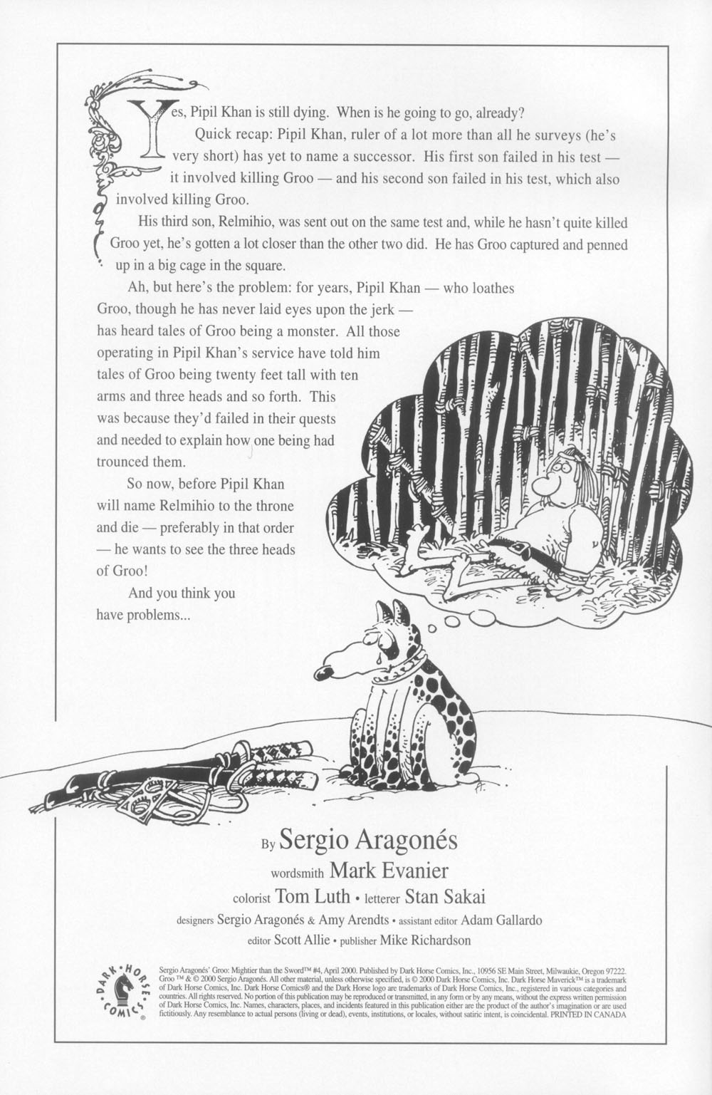 Read online Sergio Aragonés' Groo: Mightier Than the Sword comic -  Issue #4 - 2