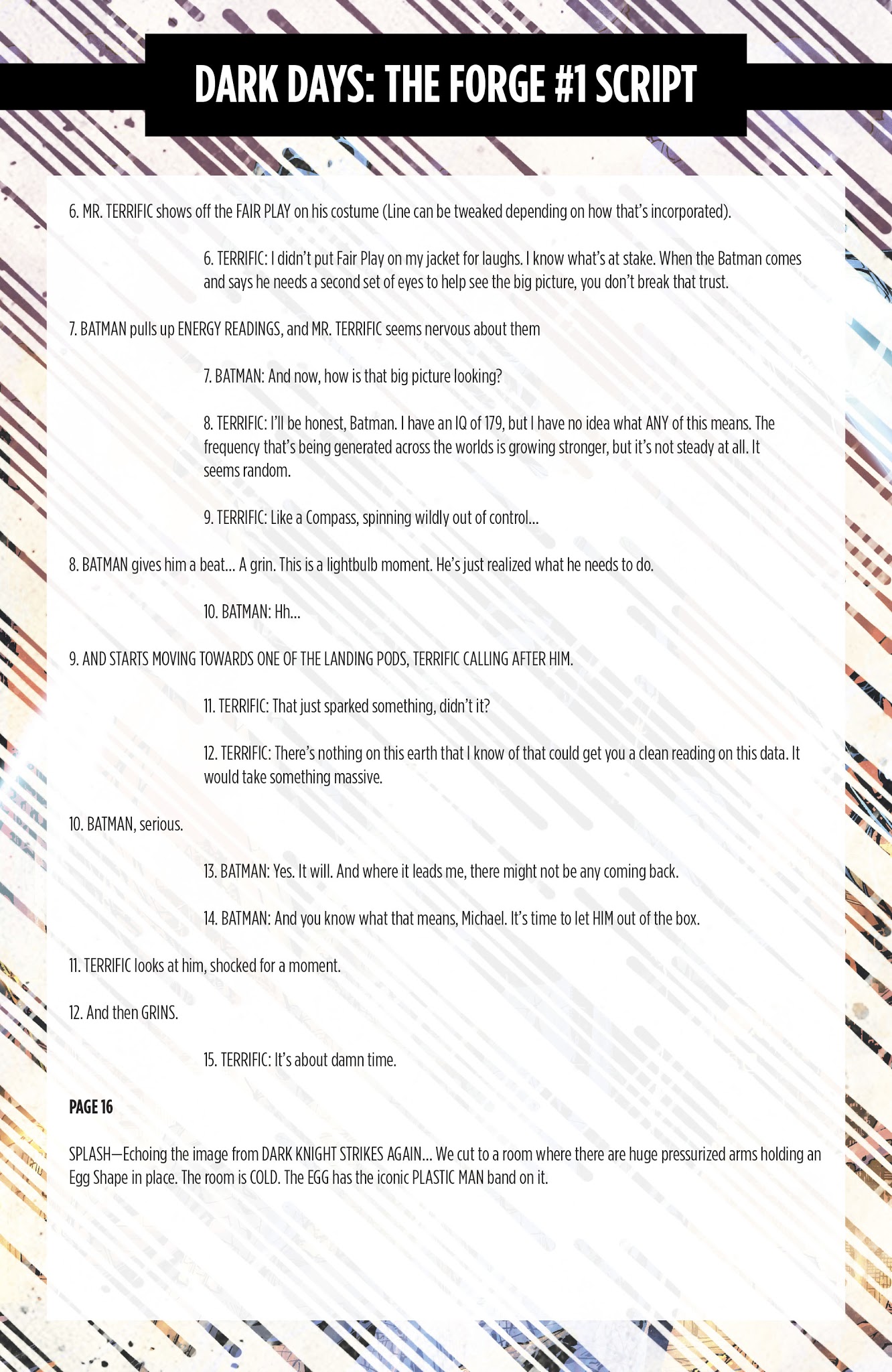 Read online Dark Days: The Forge/Casting Director's Cut comic -  Issue # Full - 73