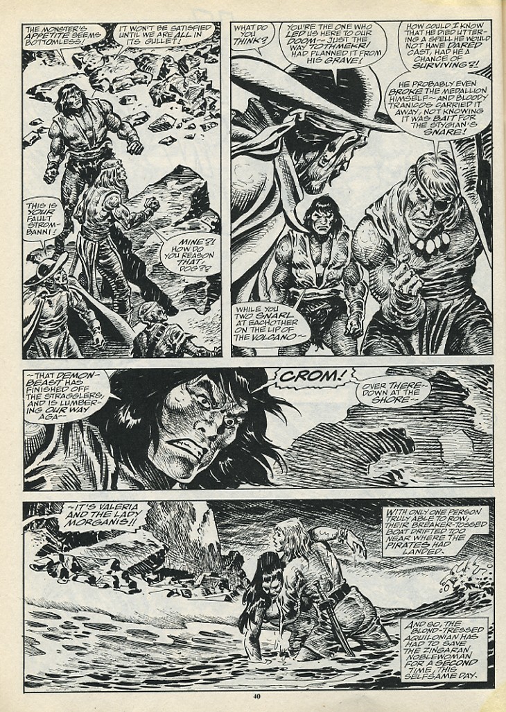 Read online The Savage Sword Of Conan comic -  Issue #196 - 42