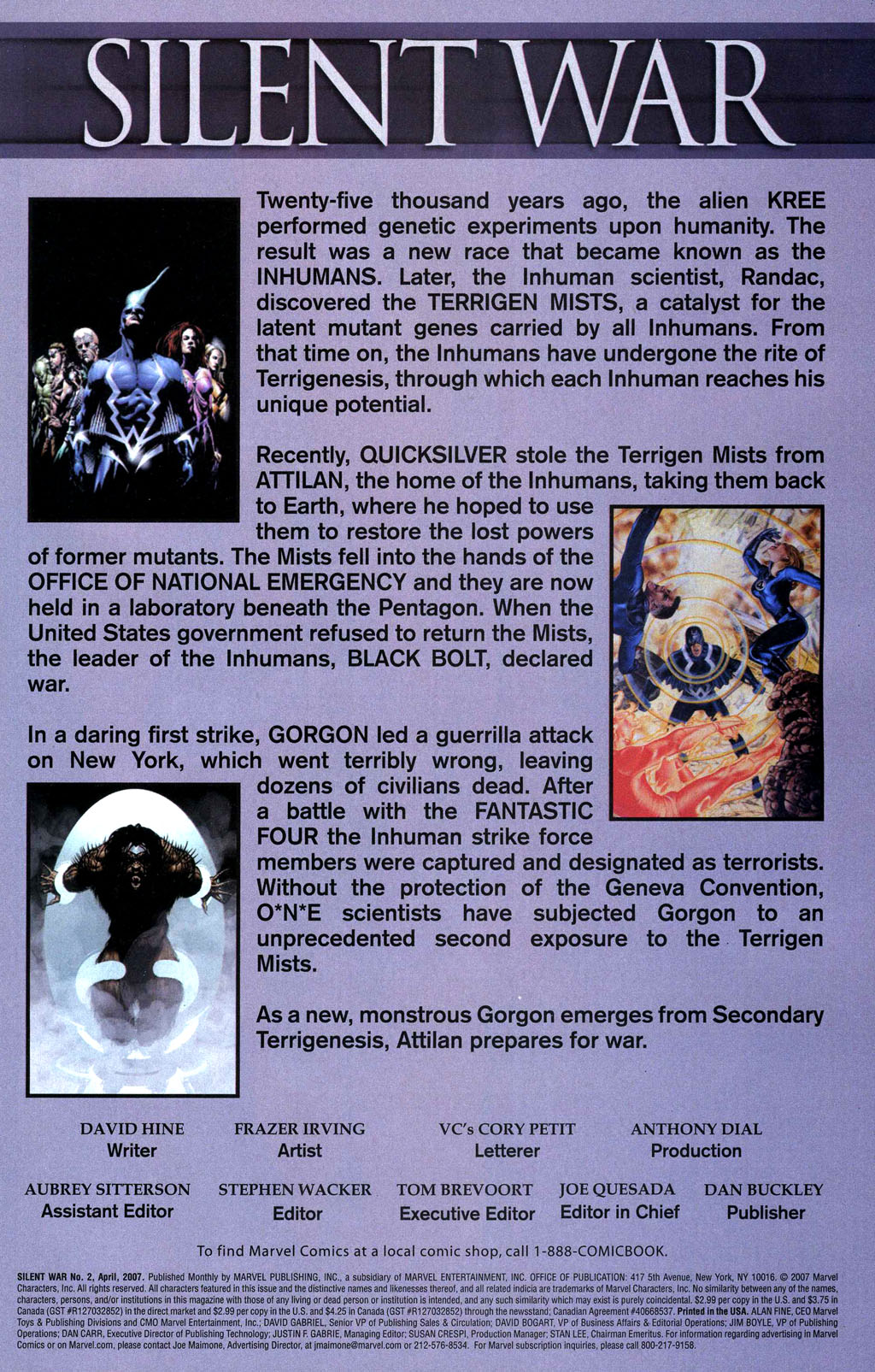 Read online Silent War comic -  Issue #2 - 2