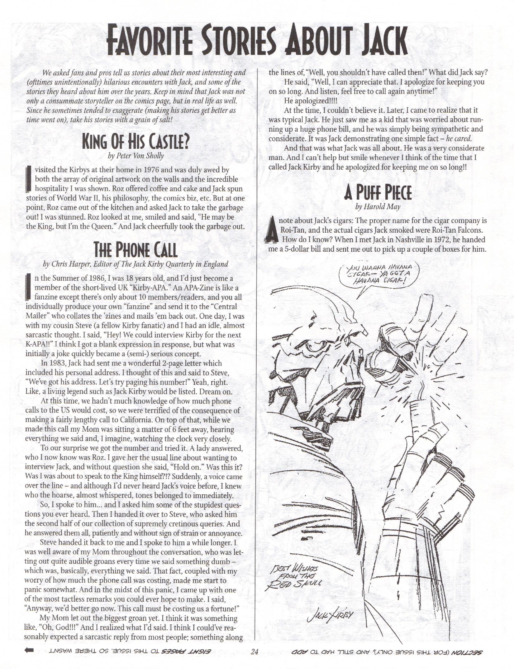 Read online The Jack Kirby Collector comic -  Issue #10 - 23