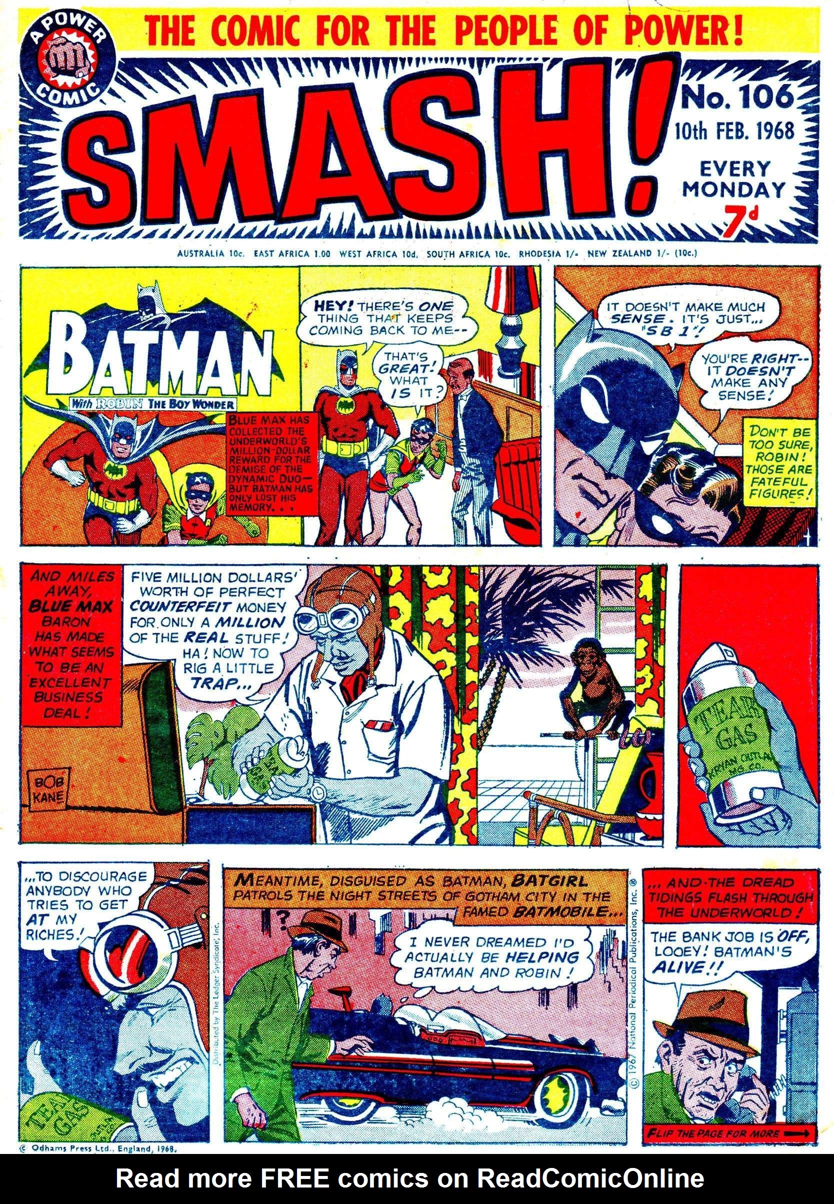 Read online Smash! (1966) comic -  Issue #106 - 1