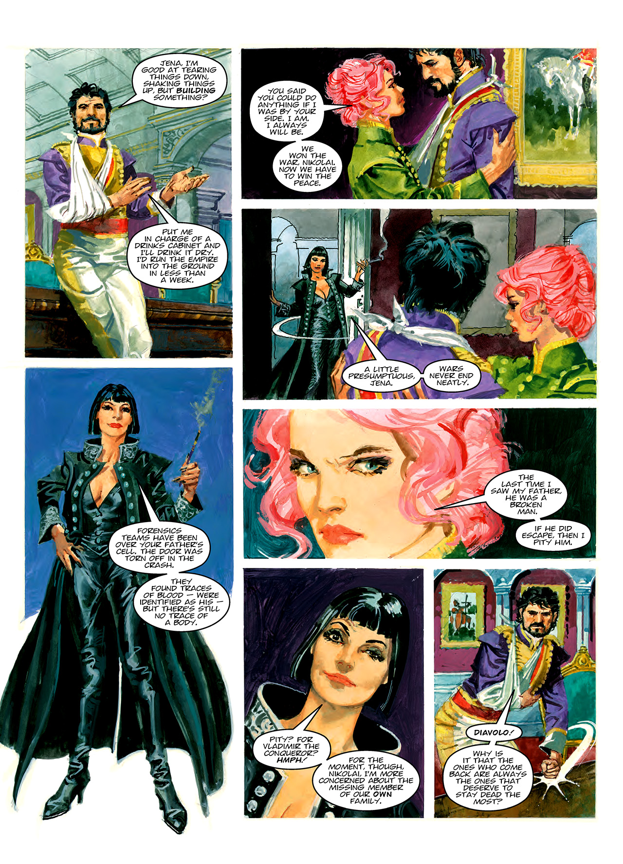 Read online Nikolai Dante comic -  Issue # TPB 11 - 129