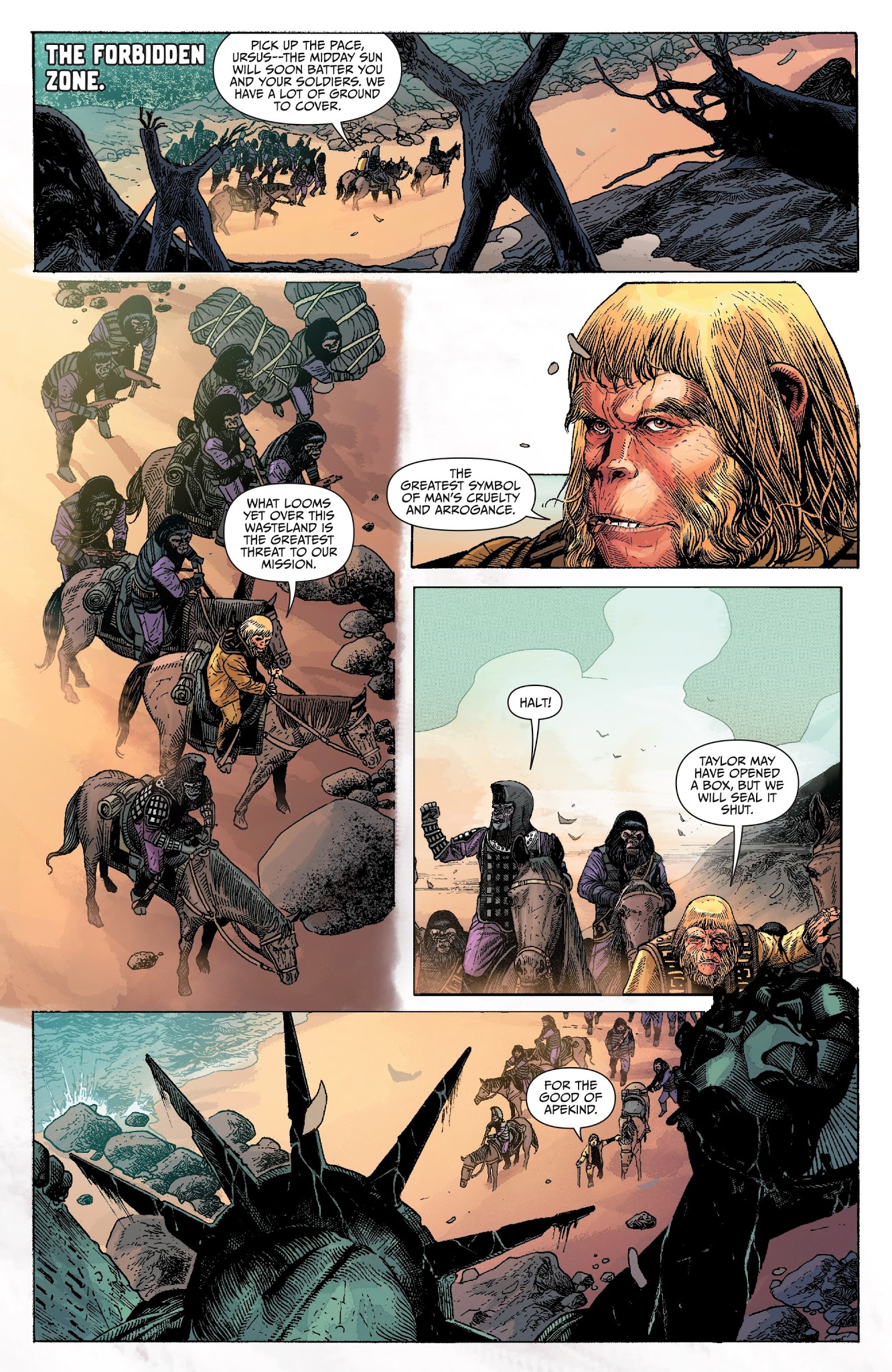 Read online Kong on the Planet of the Apes comic -  Issue #1 - 3