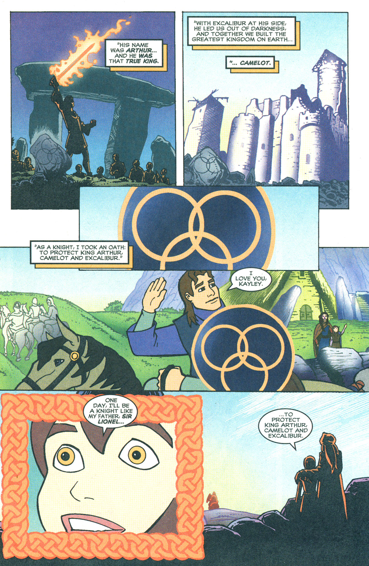 Read online Quest For Camelot comic -  Issue # Full - 4