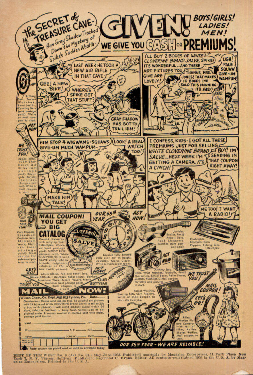 Read online Best of the West comic -  Issue #8 - 2