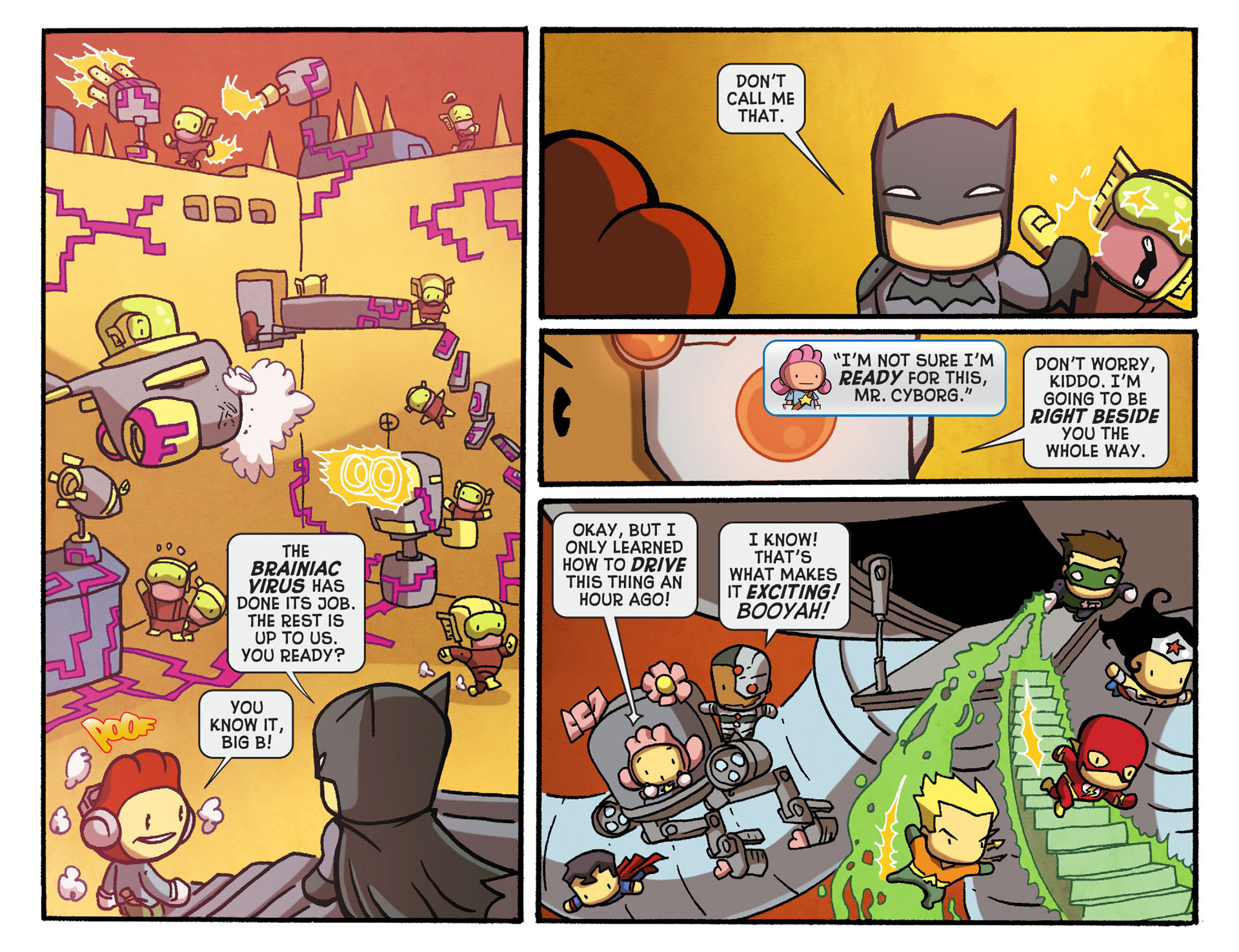 Read online Scribblenauts Unmasked: A Crisis of Imagination comic -  Issue #13 - 19