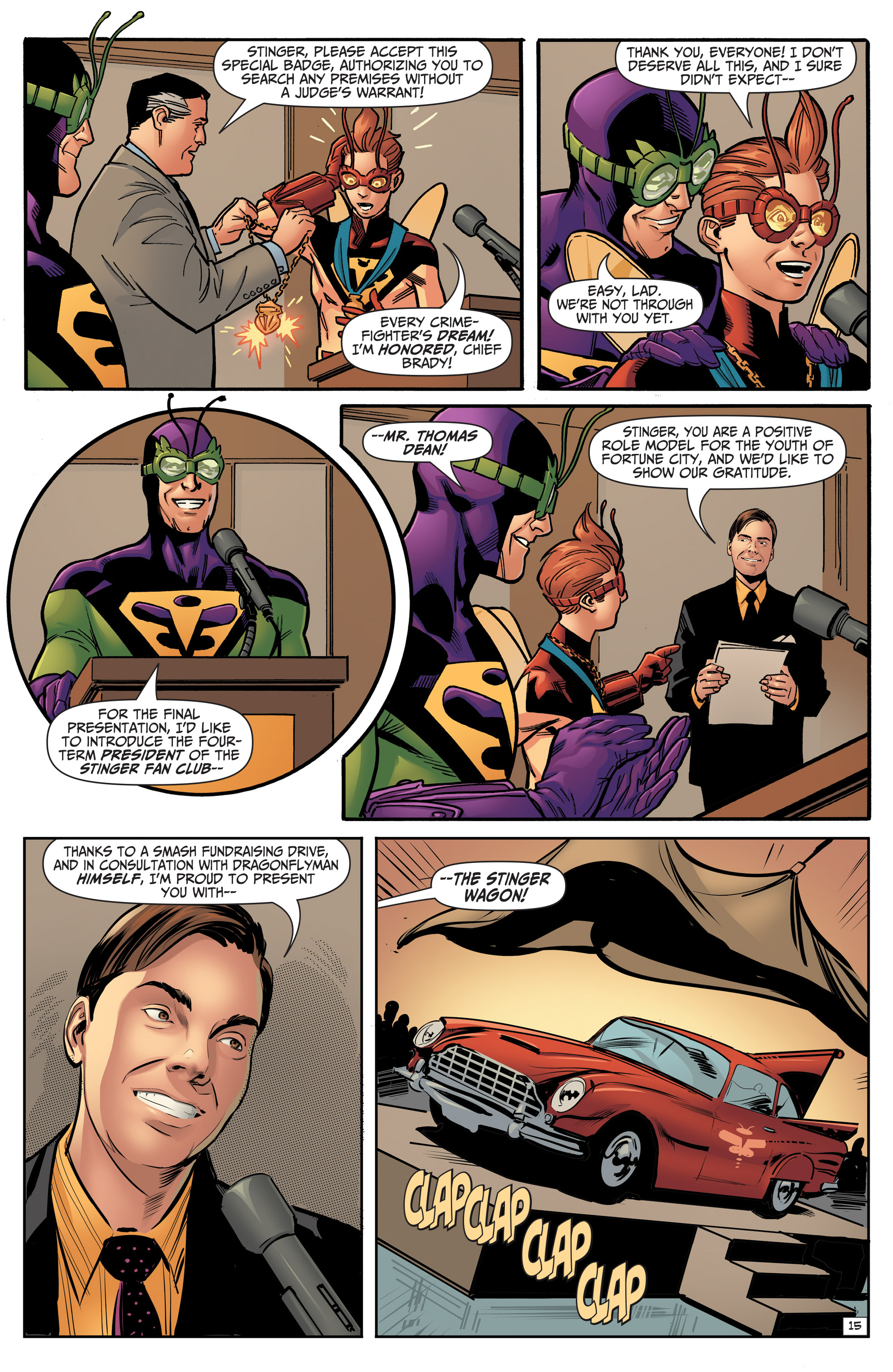 Read online Dragonfly & Dragonflyman comic -  Issue #5 - 17