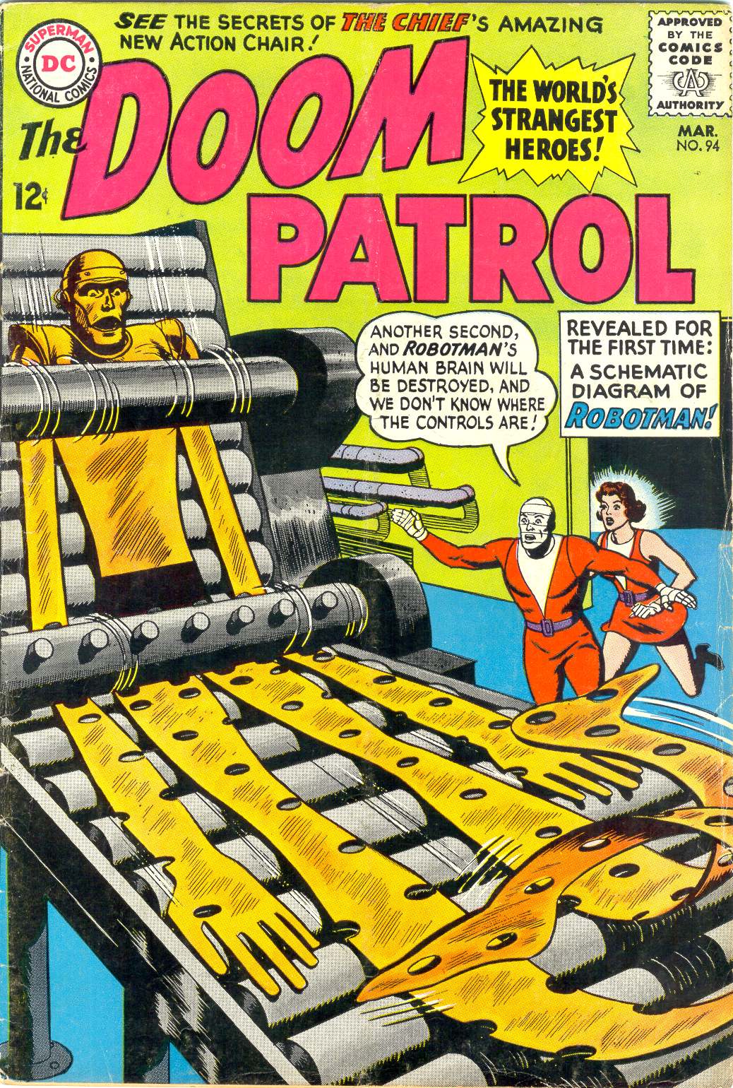 Read online Doom Patrol (1964) comic -  Issue #94 - 1