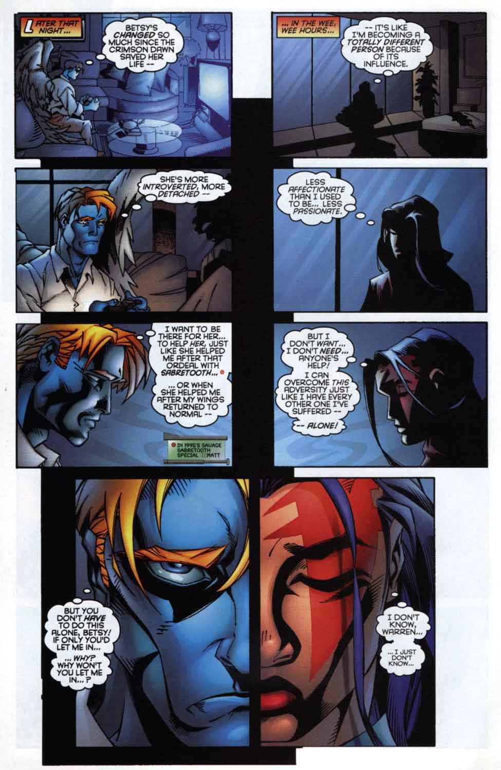 Read online Psylocke & Archangel Crimson Dawn comic -  Issue #2 - 16
