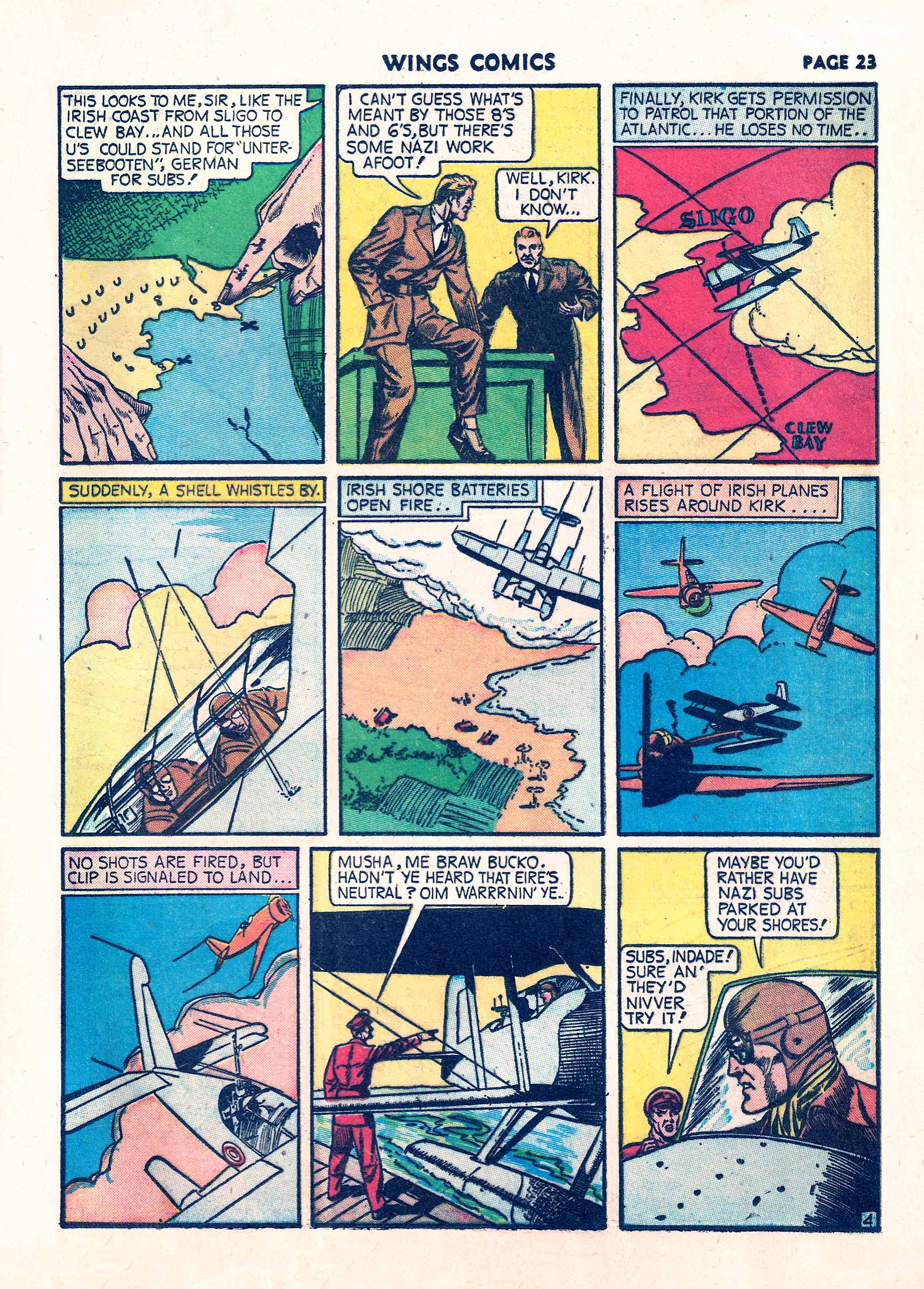 Read online Wings Comics comic -  Issue #9 - 25