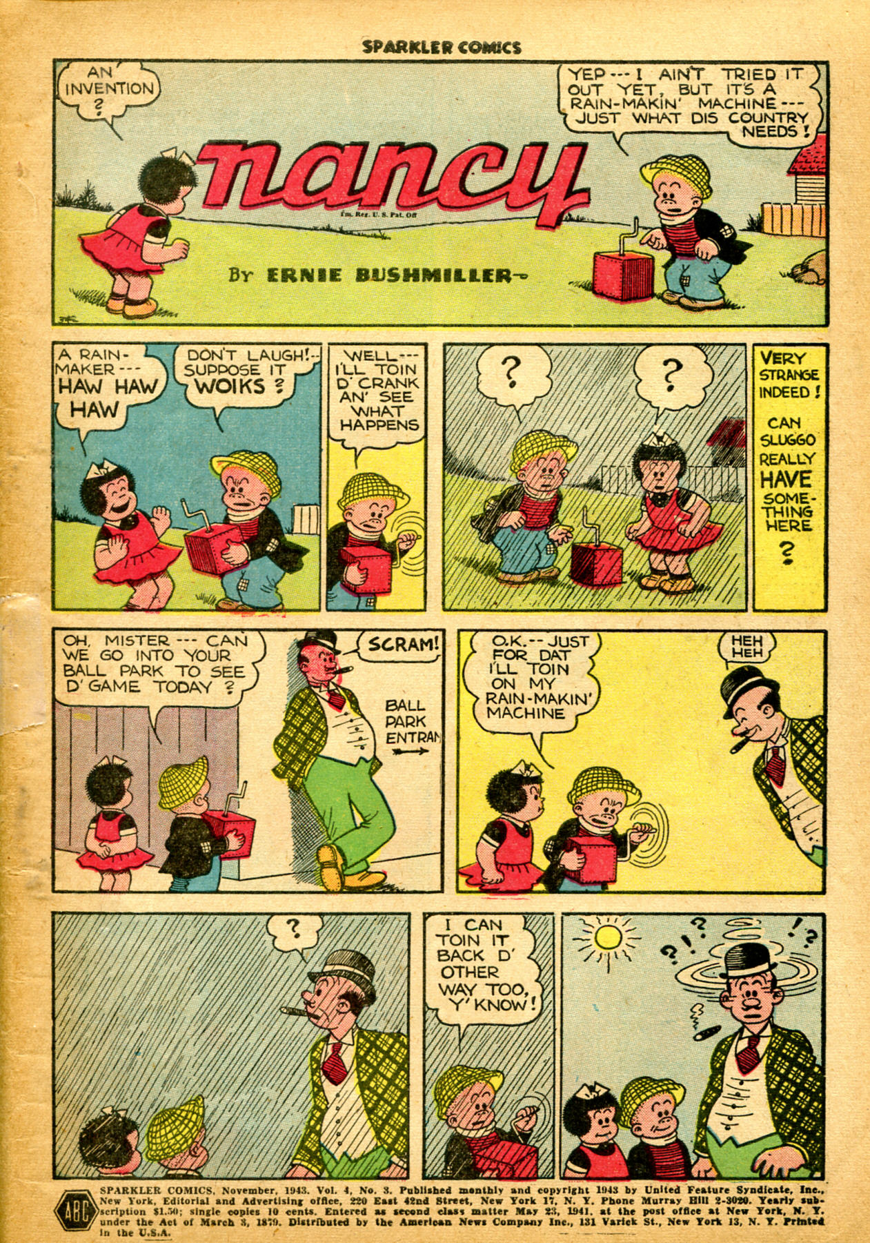 Read online Sparkler Comics comic -  Issue #27 - 3