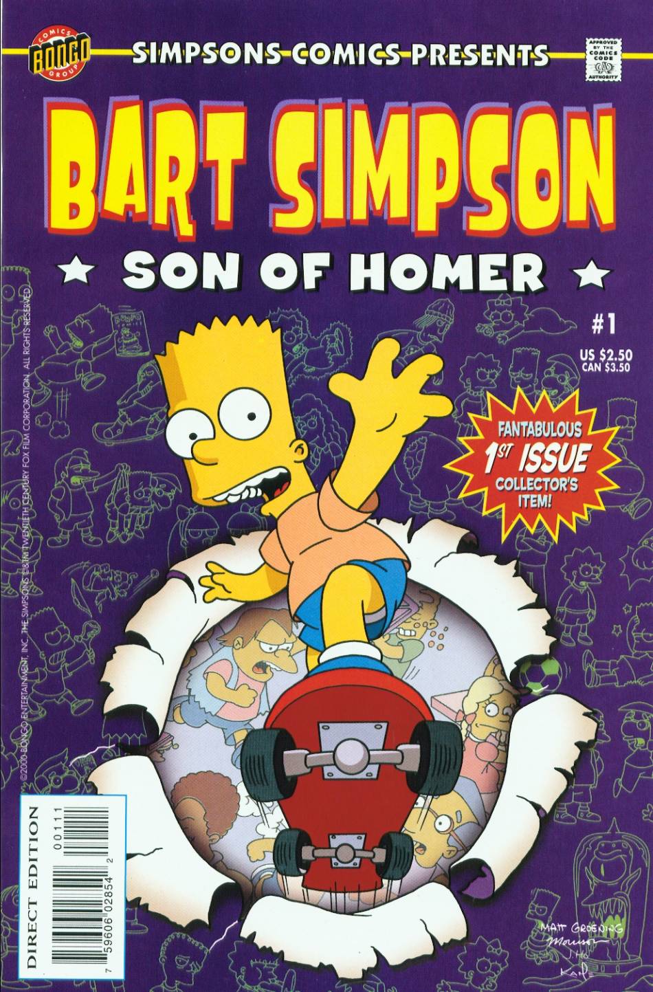 Read online Simpsons Comics Presents Bart Simpson comic -  Issue #1 - 1