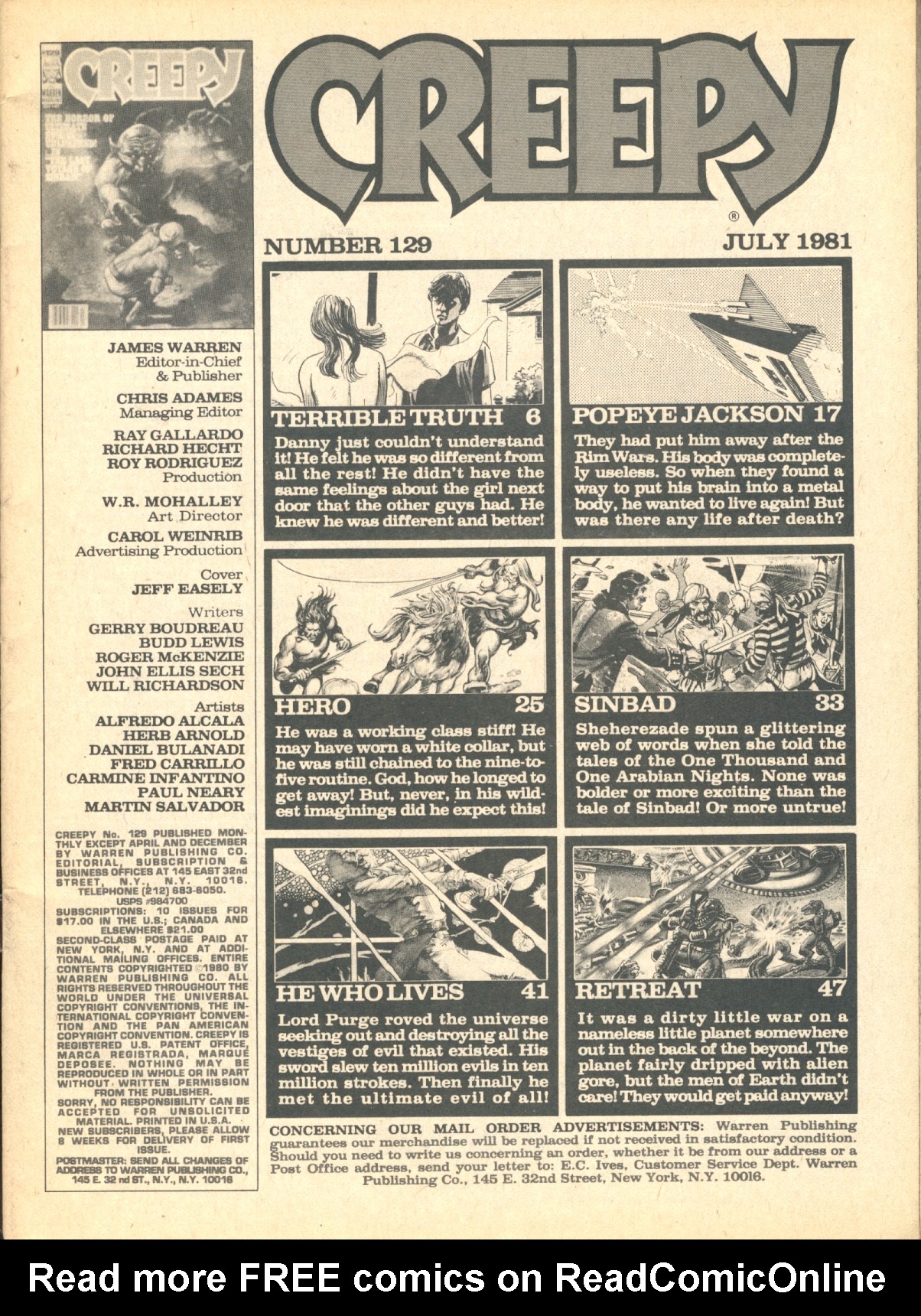 Read online Creepy (1964) comic -  Issue #129 - 3