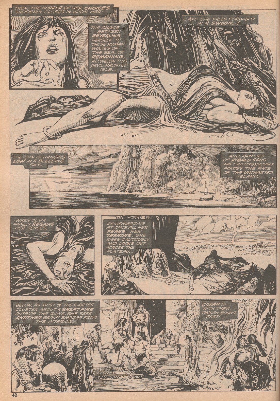 Read online The Savage Sword Of Conan comic -  Issue #4 - 42