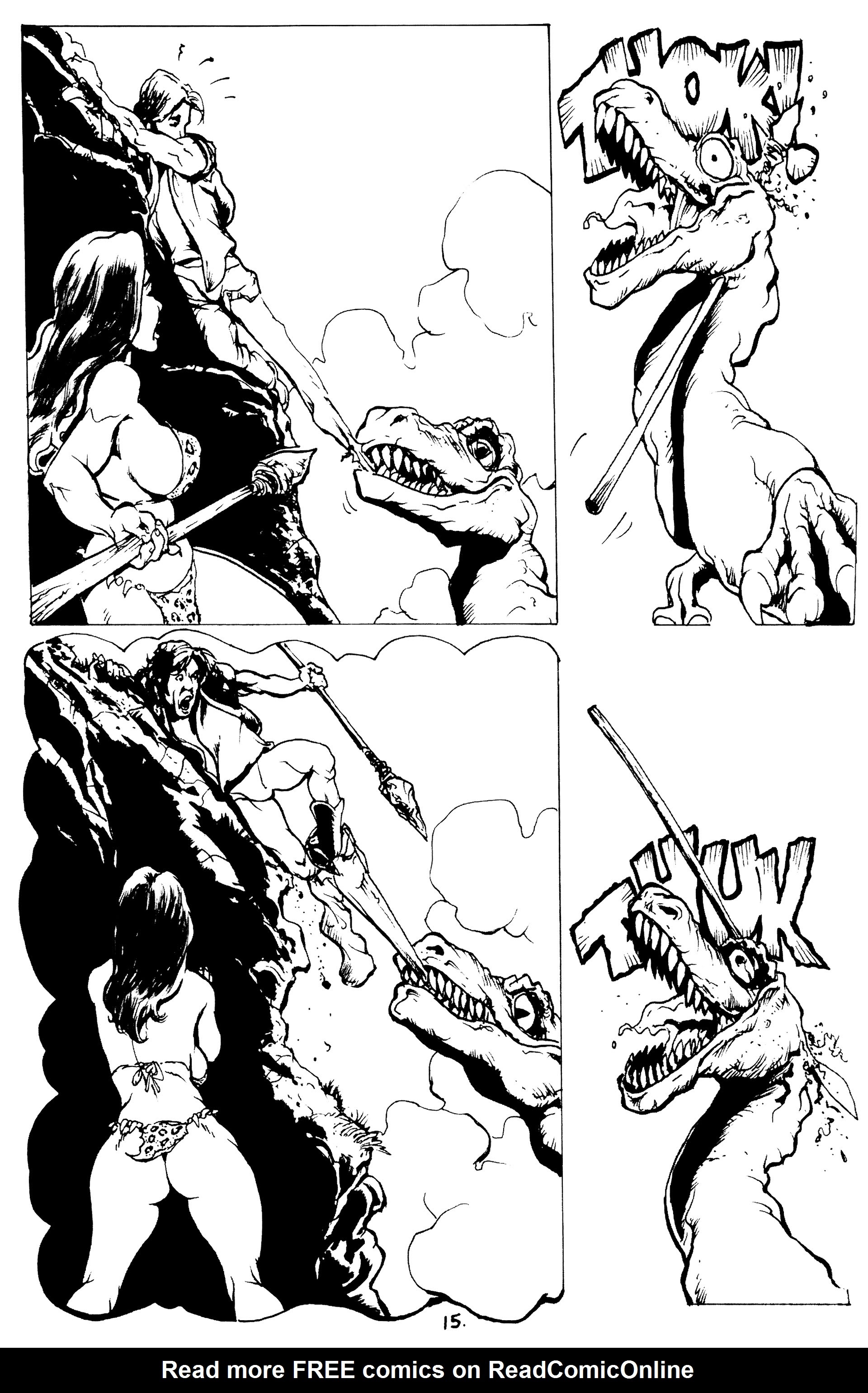 Read online Cavewoman: He Said She Said comic -  Issue # Full - 17