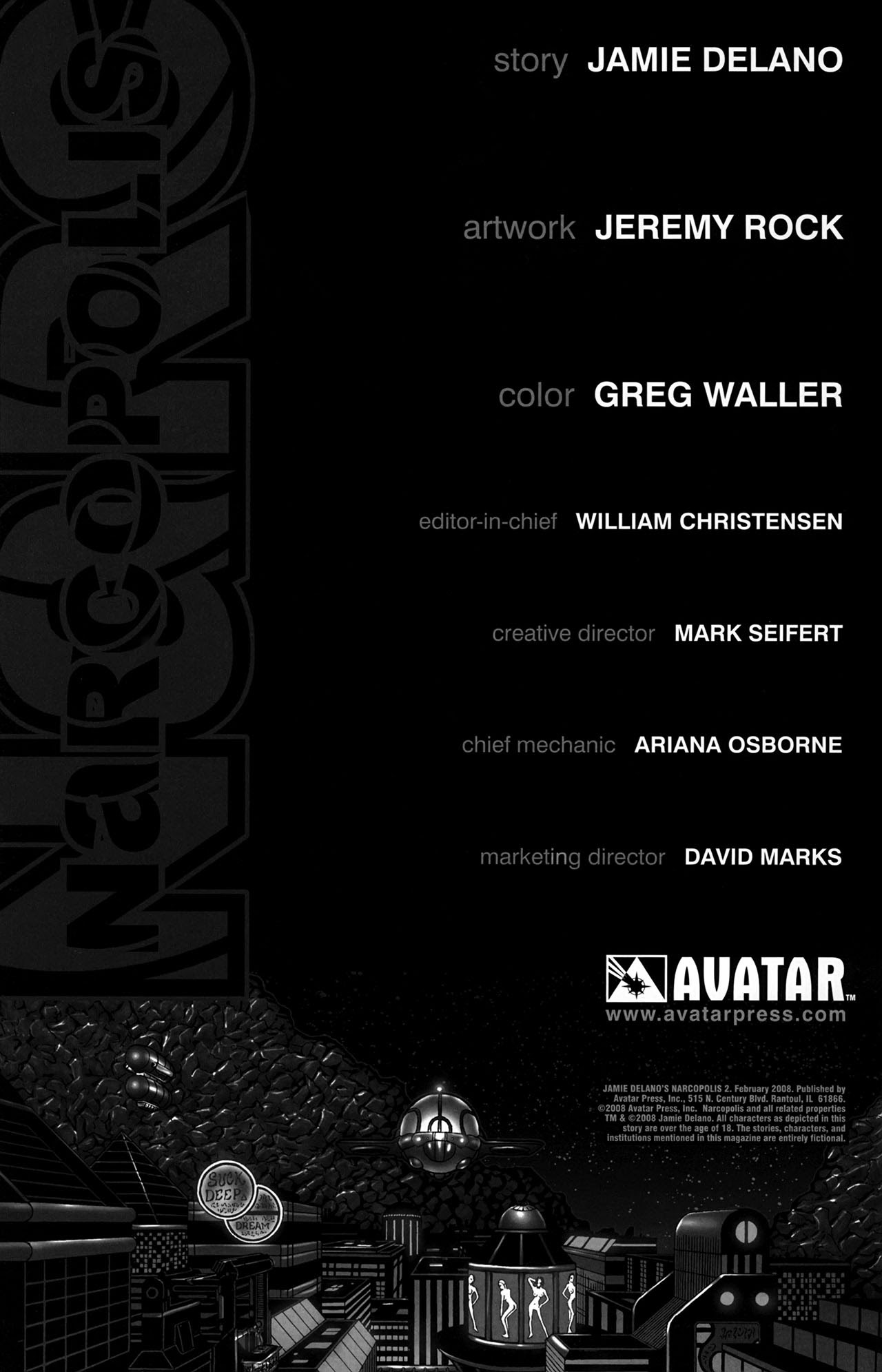 Read online Jamie Delano's Narcopolis comic -  Issue #2 - 3