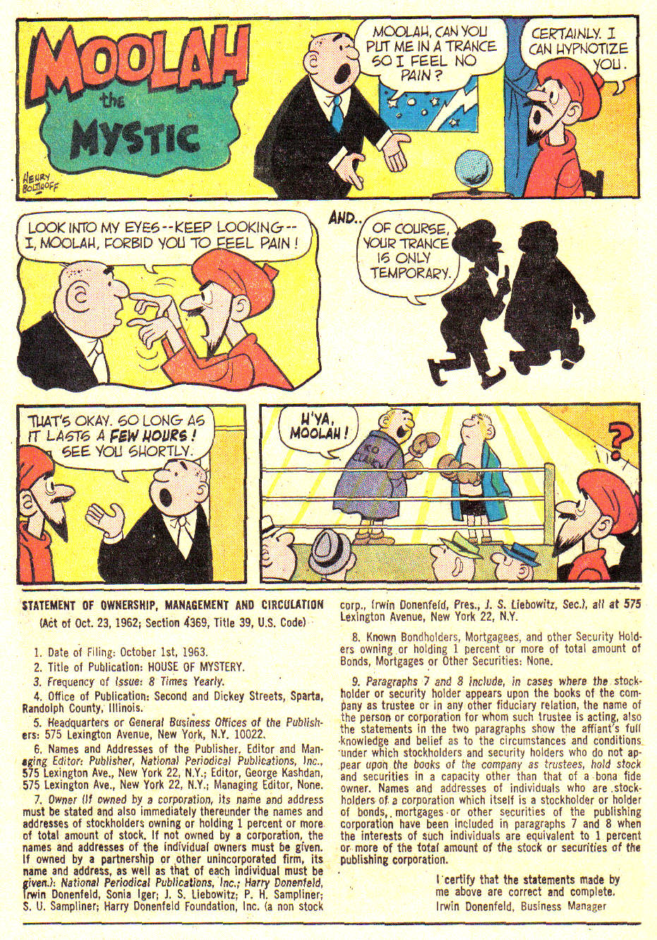 Read online House of Mystery (1951) comic -  Issue #141 - 32