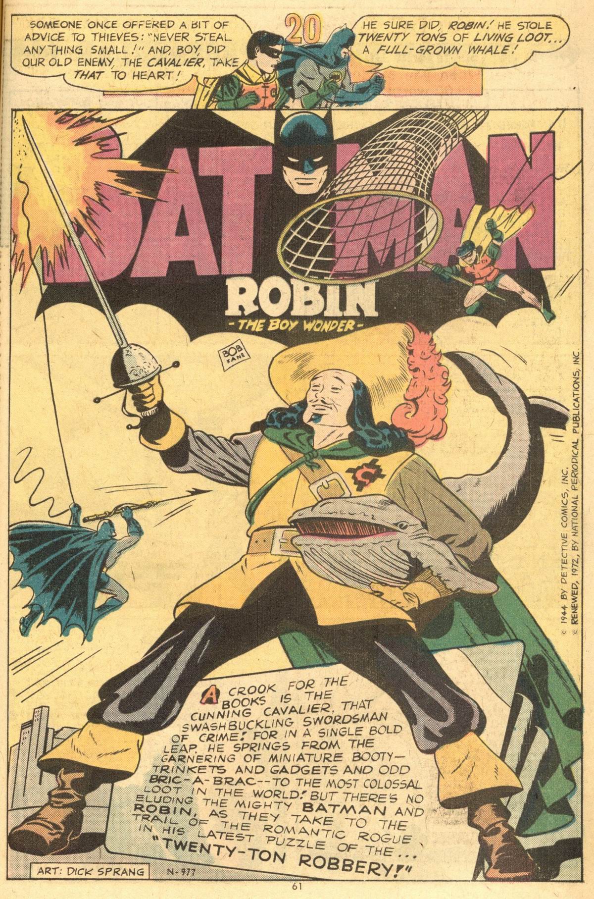 Read online Batman (1940) comic -  Issue #258 - 61
