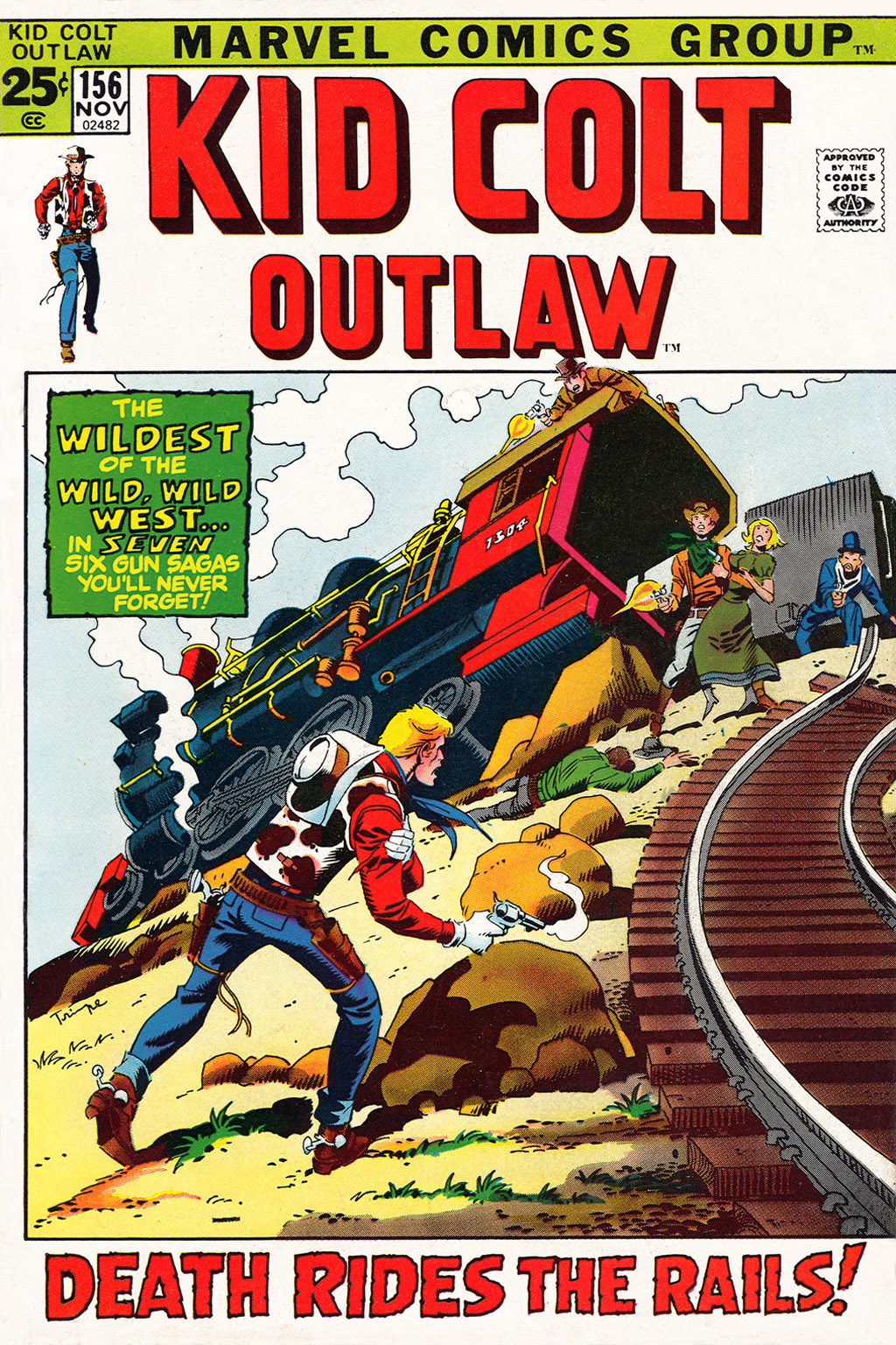 Read online Kid Colt Outlaw comic -  Issue #156 - 1