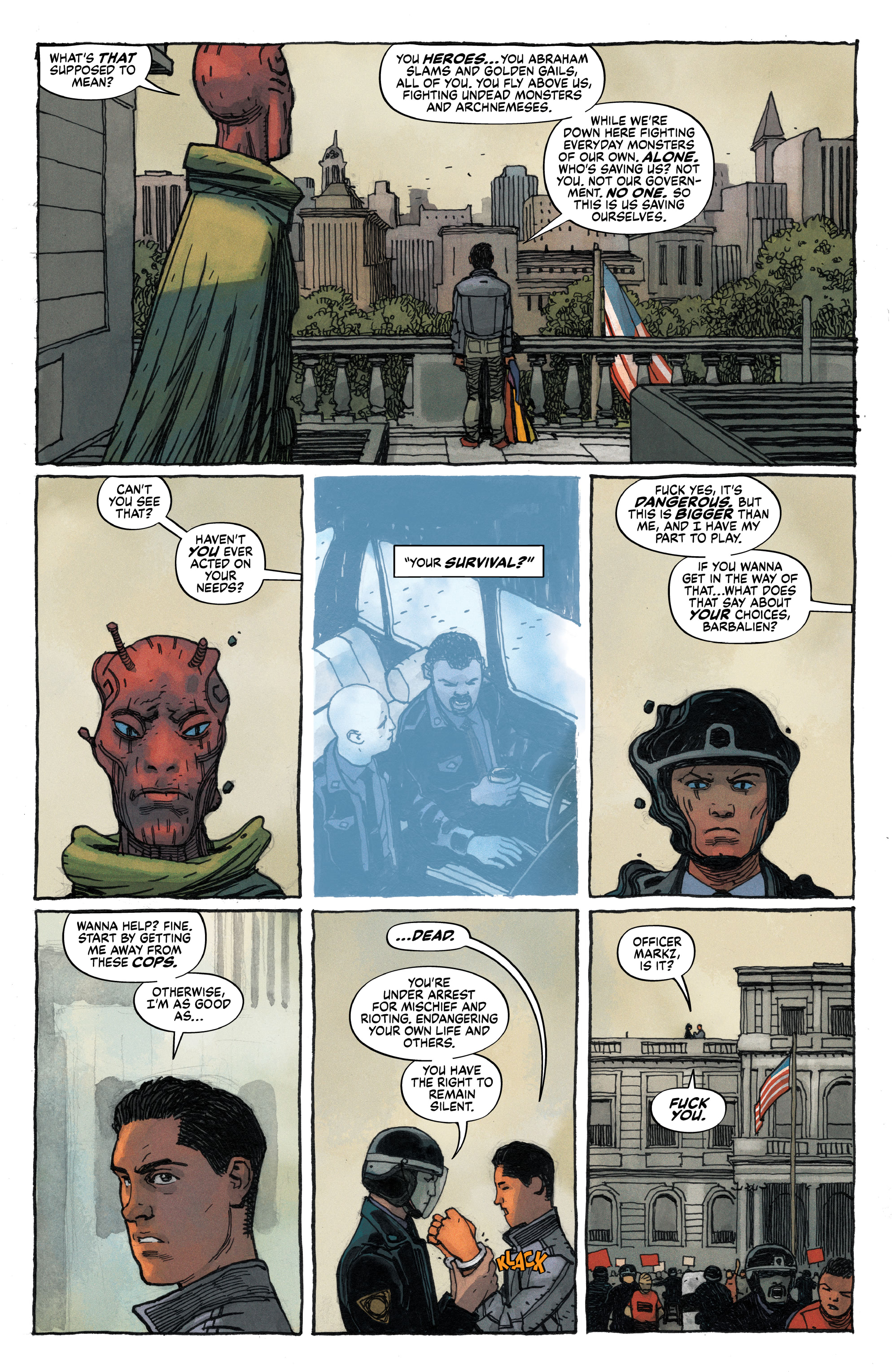 Read online Barbalien: Red Planet comic -  Issue #1 - 14