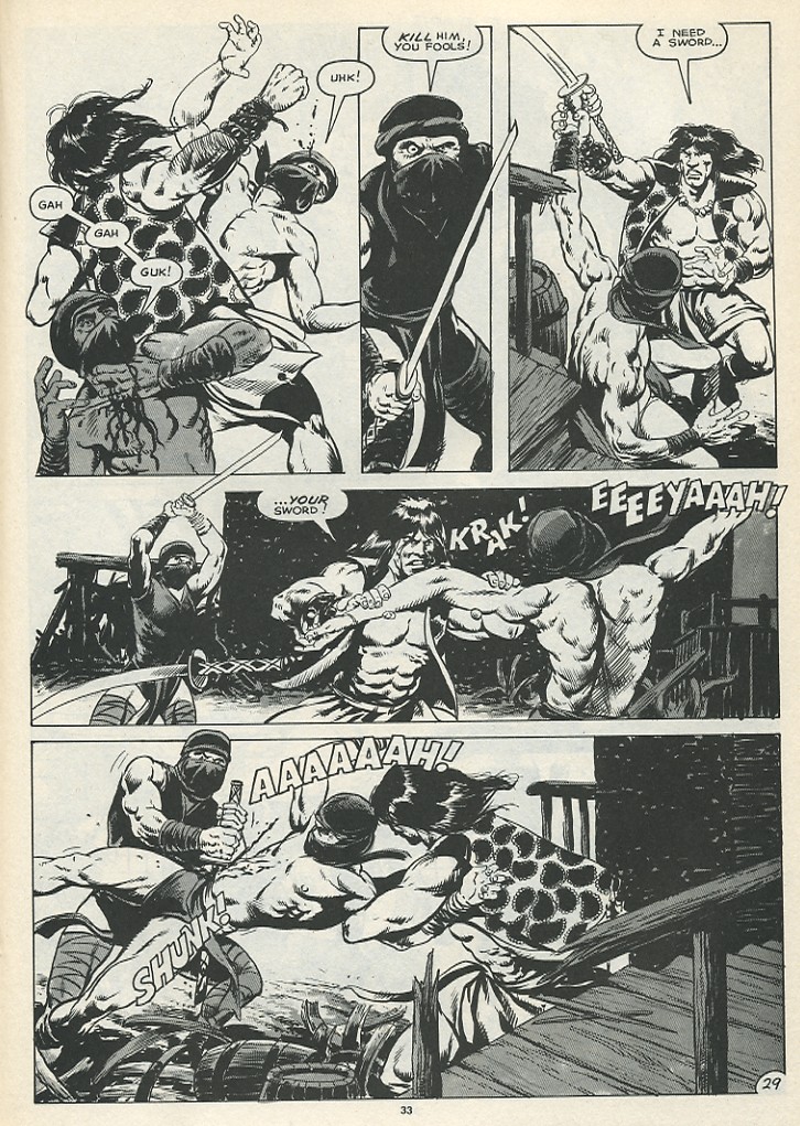 Read online The Savage Sword Of Conan comic -  Issue #165 - 35