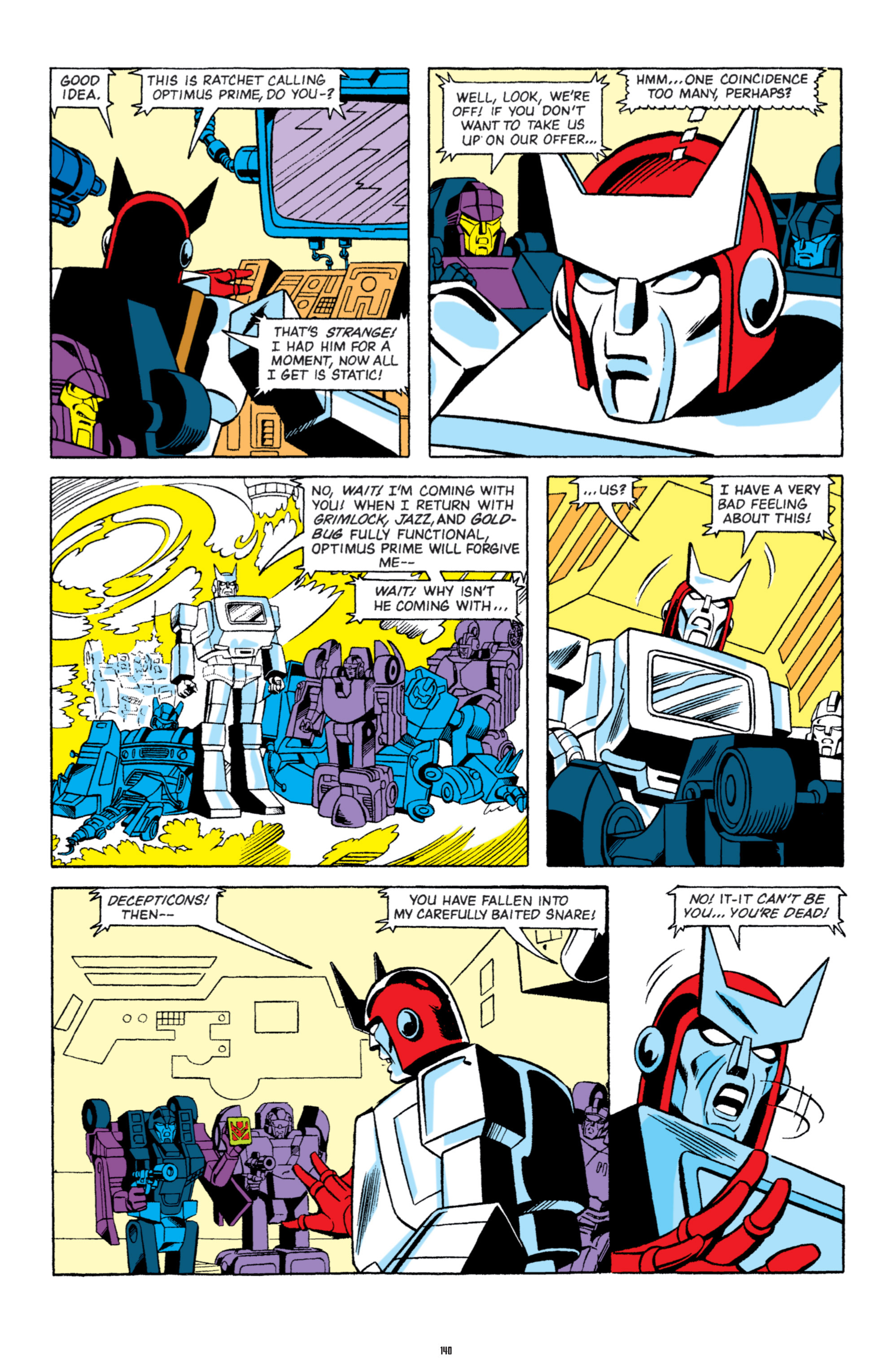 Read online The Transformers Classics comic -  Issue # TPB 5 - 141
