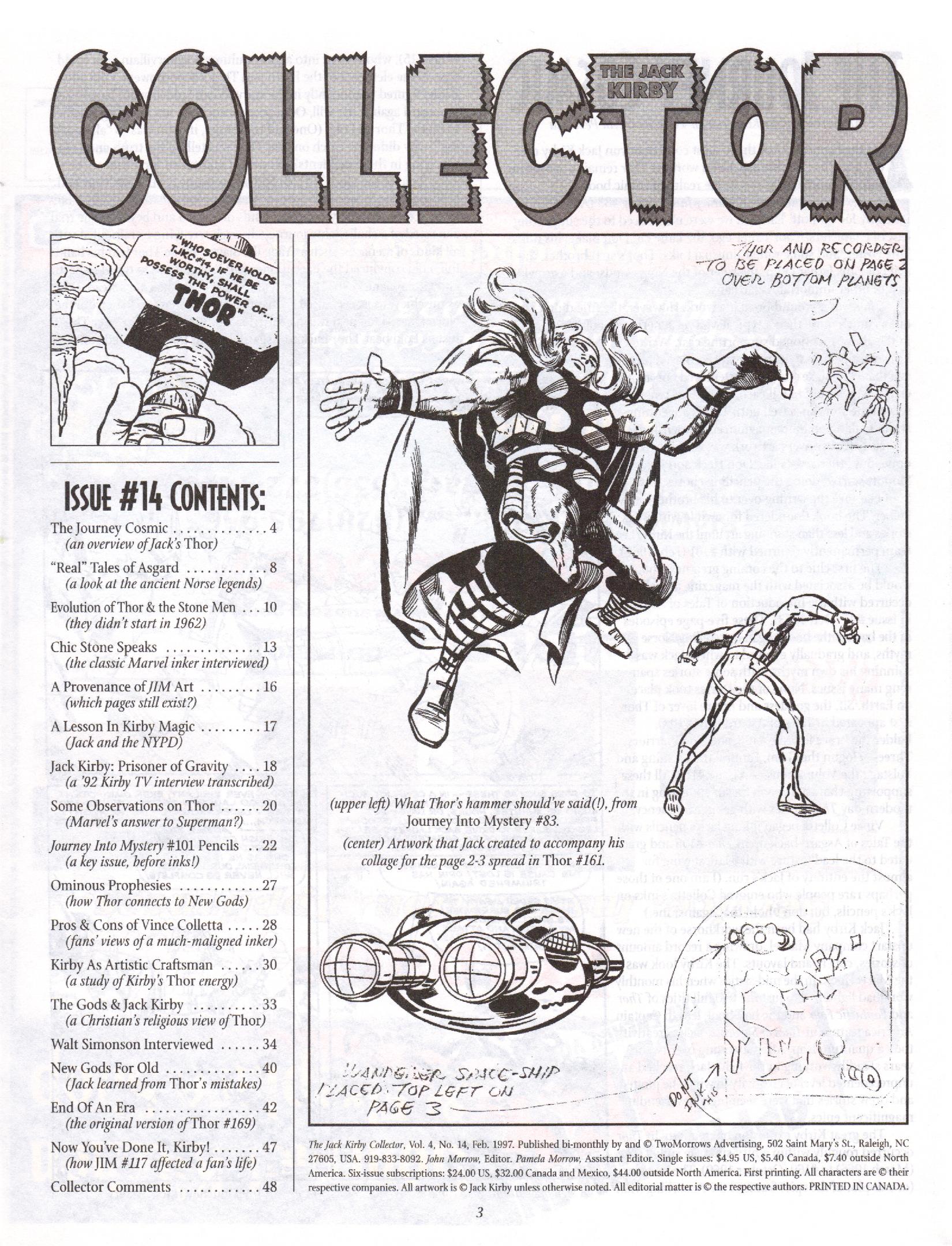 Read online The Jack Kirby Collector comic -  Issue #14 - 3