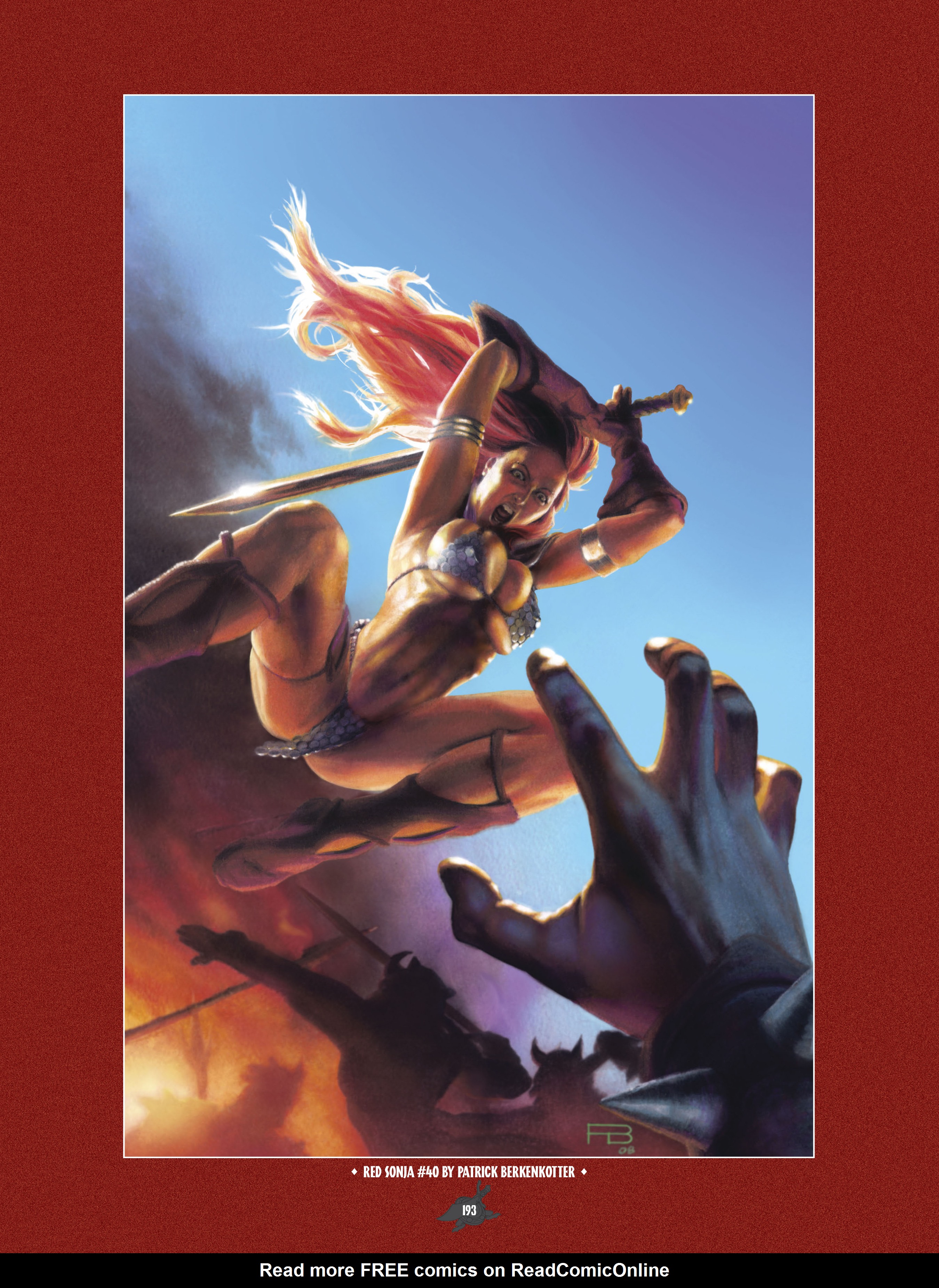 Read online The Art of Red Sonja comic -  Issue # TPB 1 (Part 2) - 85