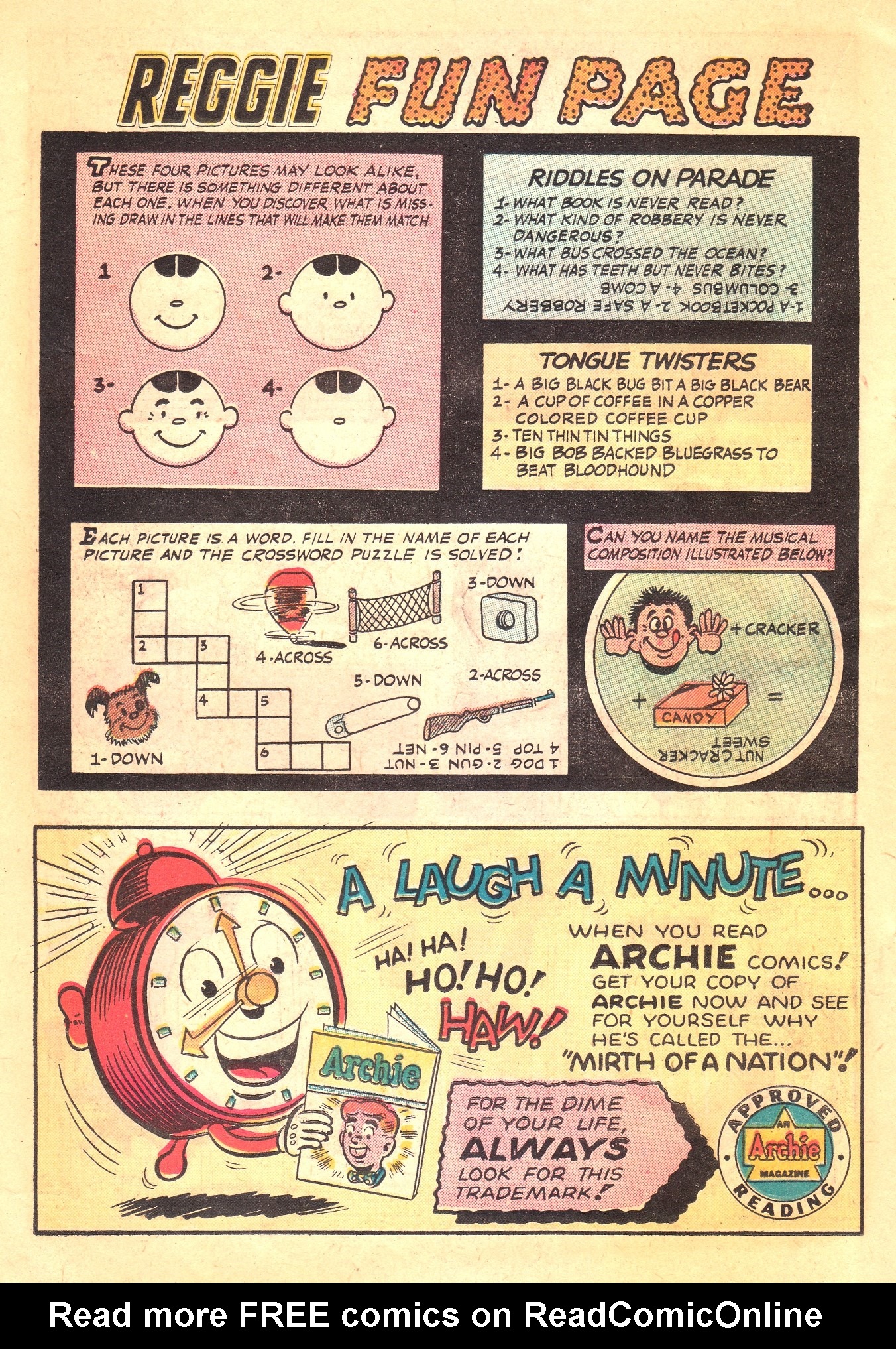 Read online Archie's Rival Reggie comic -  Issue #7 - 20