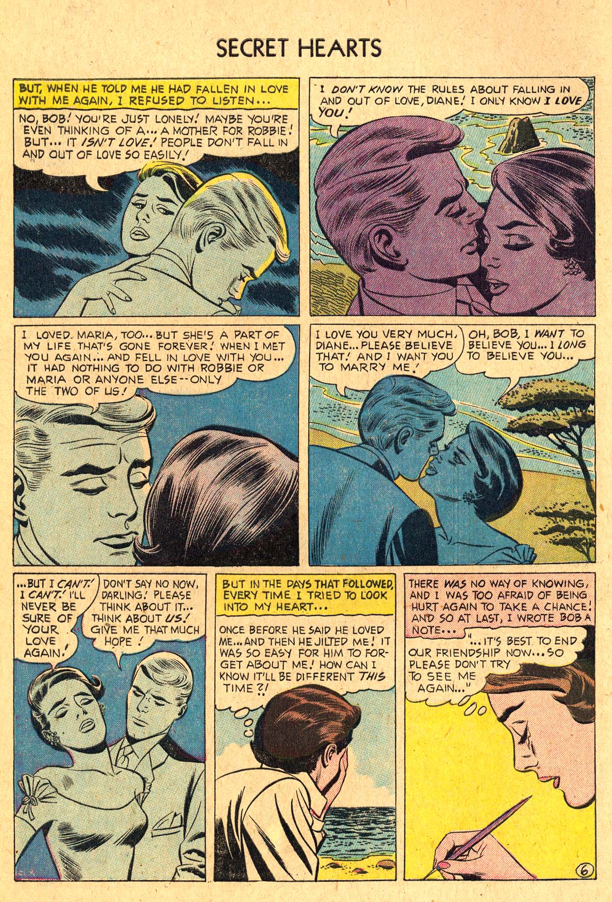 Read online Secret Hearts comic -  Issue #36 - 8