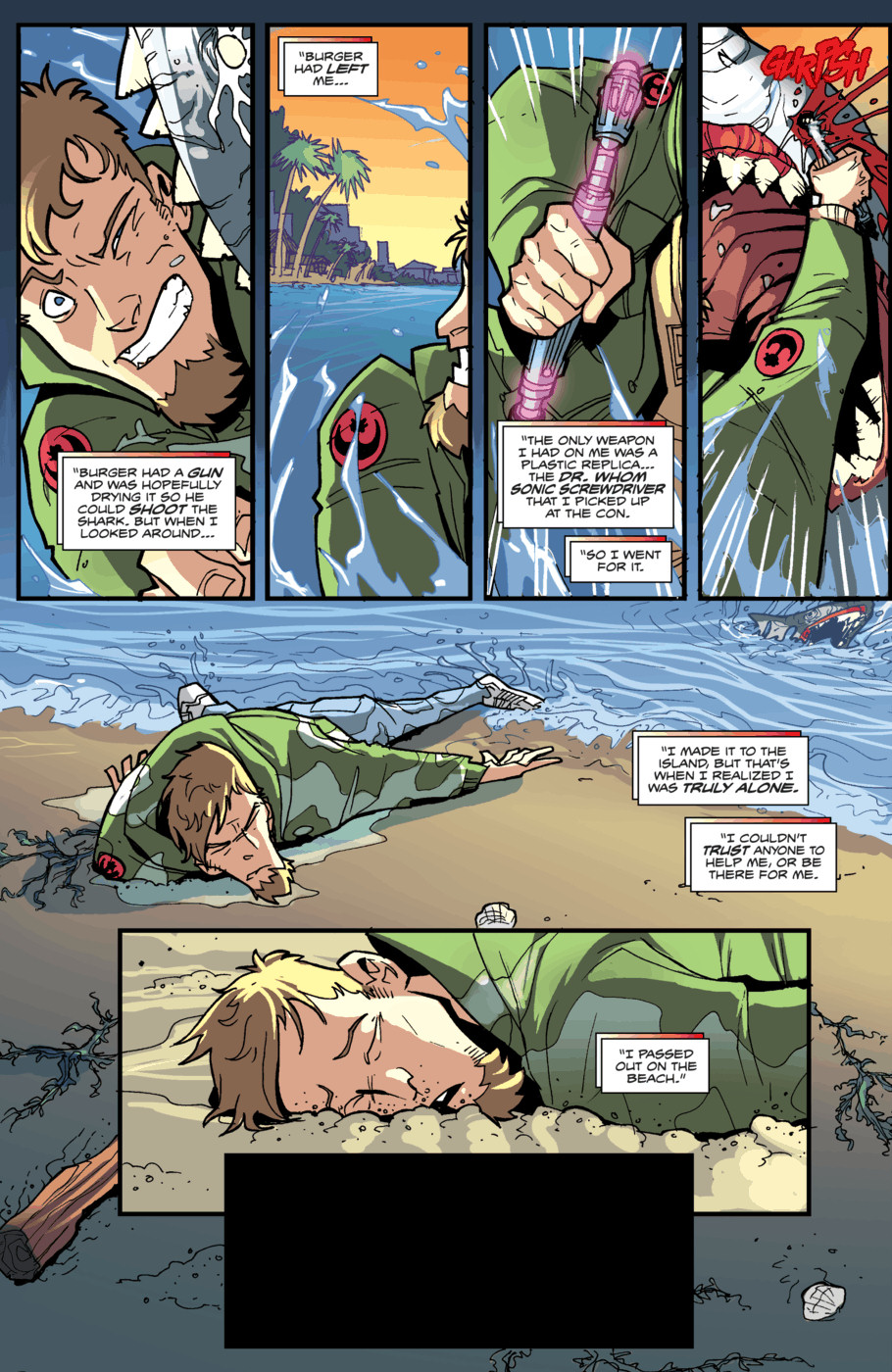Read online Fanboys vs. Zombies comic -  Issue #10 - 11