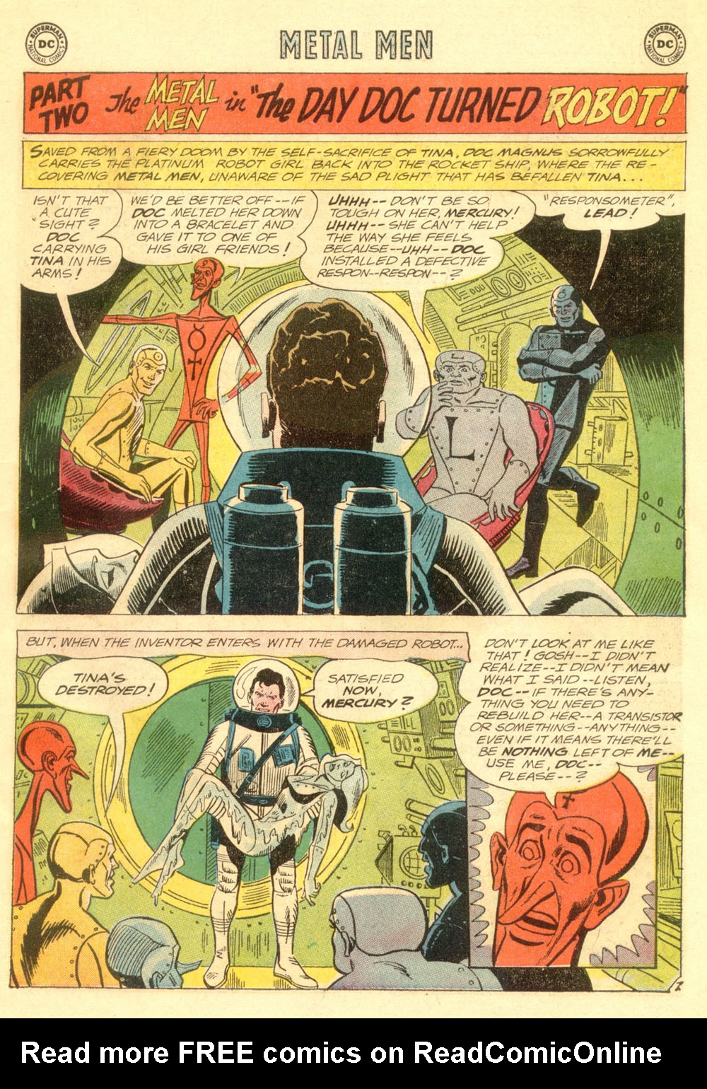 Read online Metal Men (1963) comic -  Issue #6 - 11