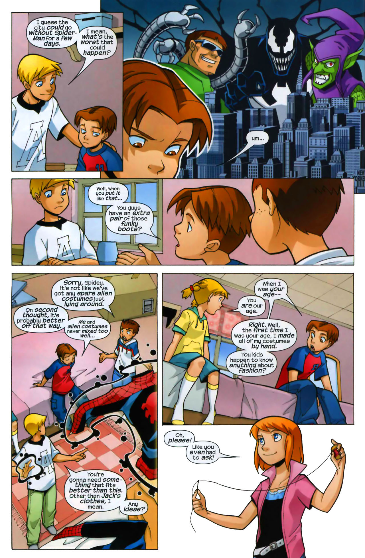 Read Online Spider Man And Power Pack Comic Issue 2