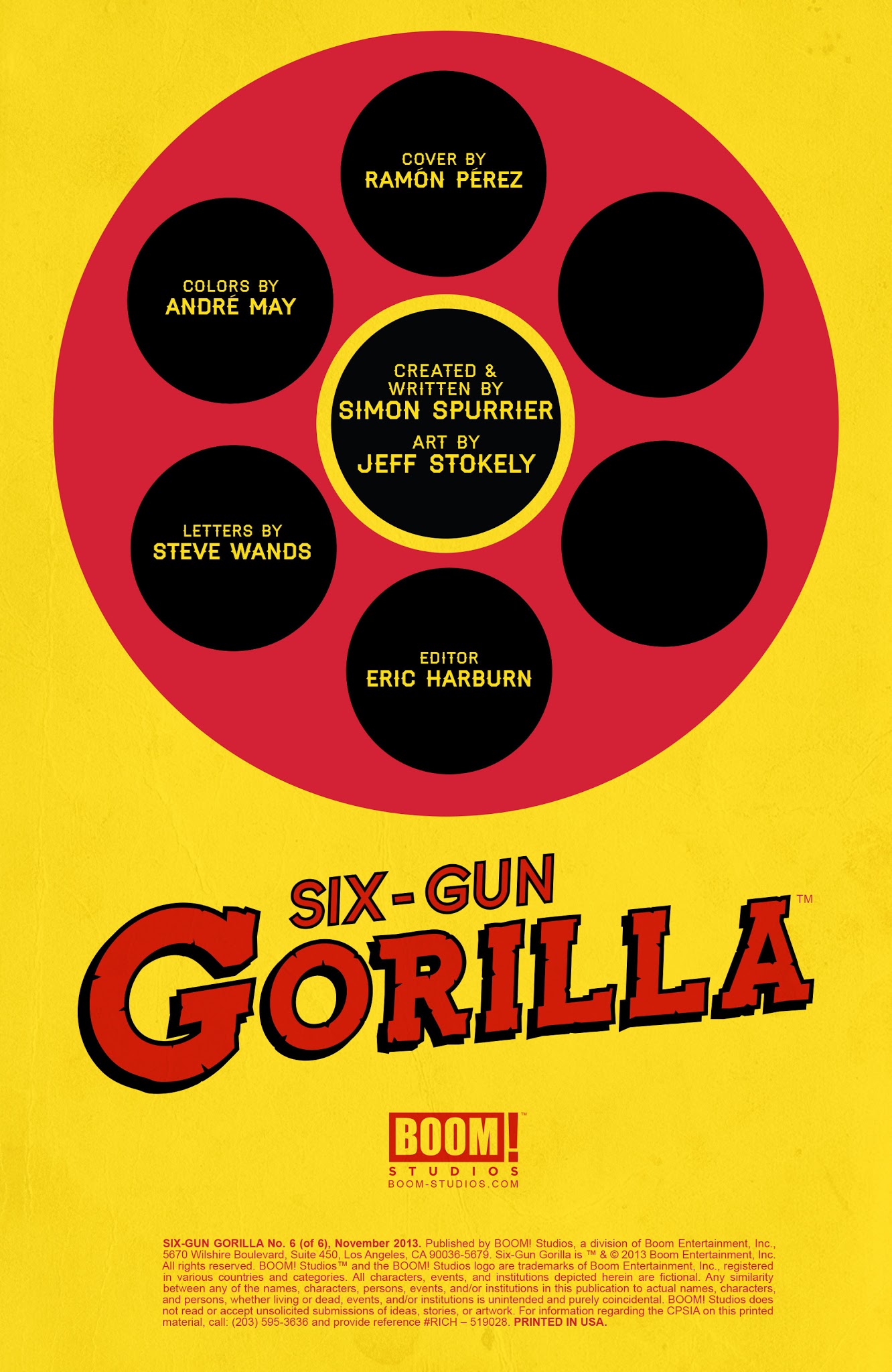 Read online Six-Gun Gorilla comic -  Issue #6 - 2