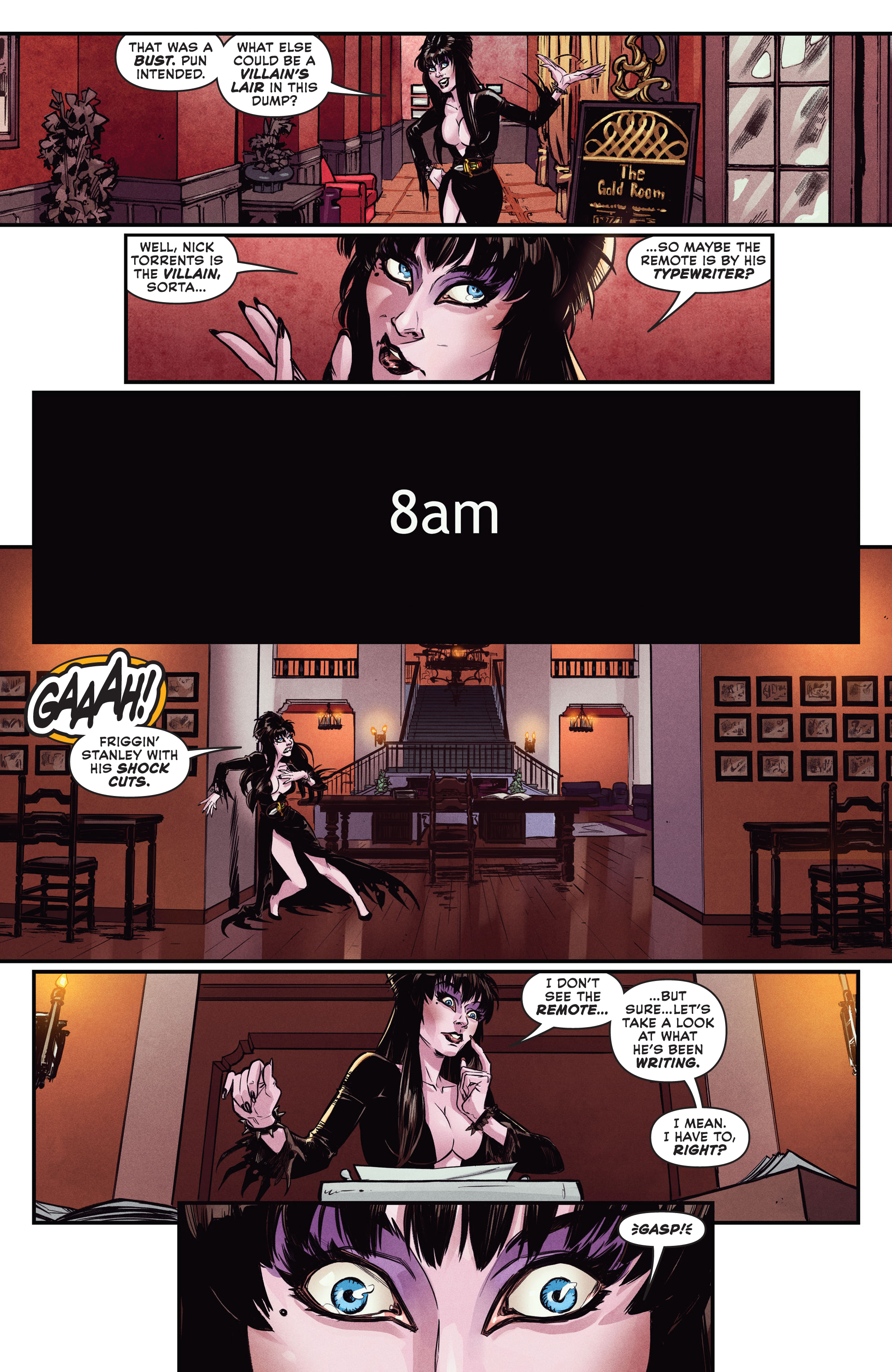 Read online Elvira in Horrorland comic -  Issue #2 - 10