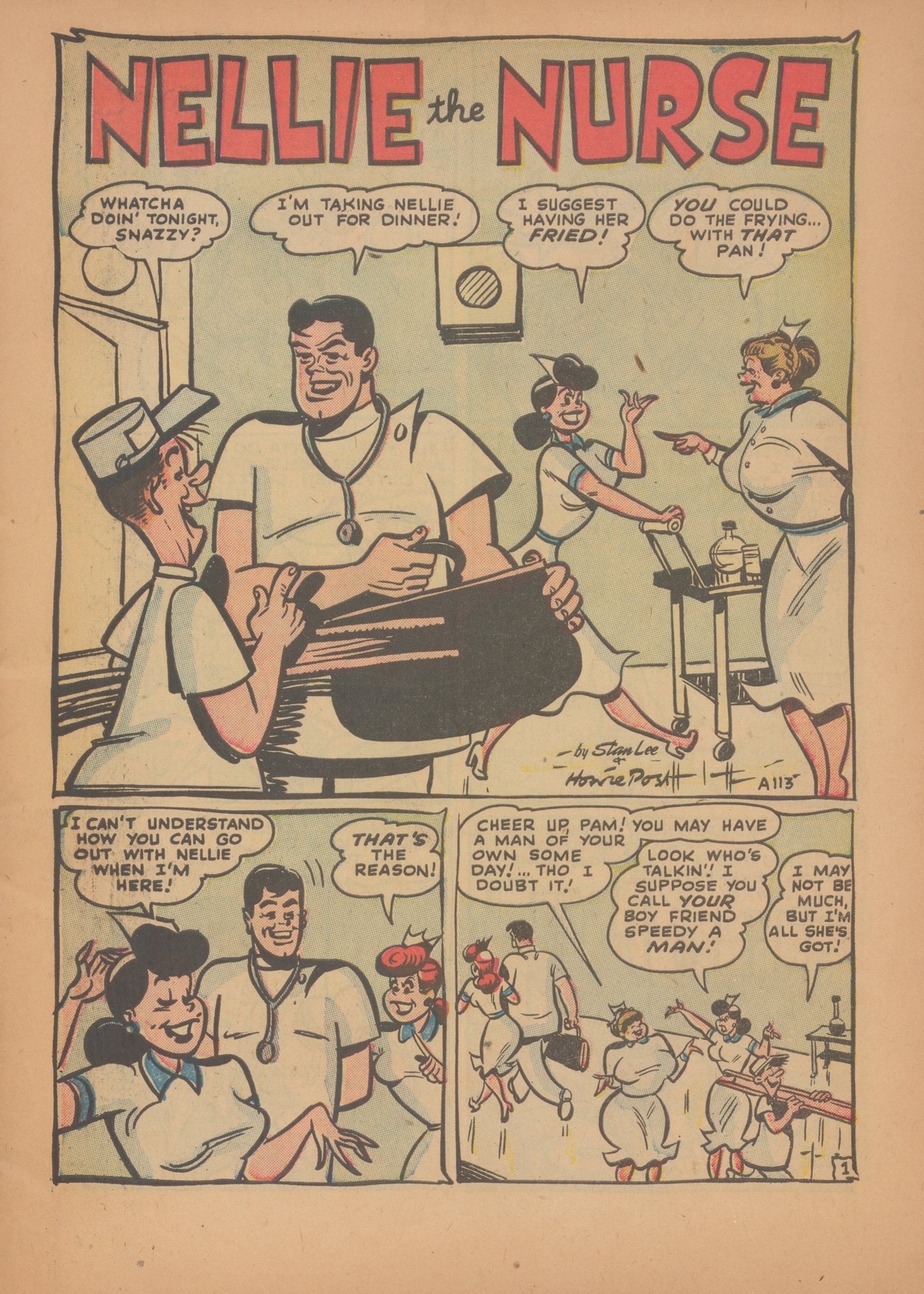 Read online Nellie The Nurse (1945) comic -  Issue #35 - 3