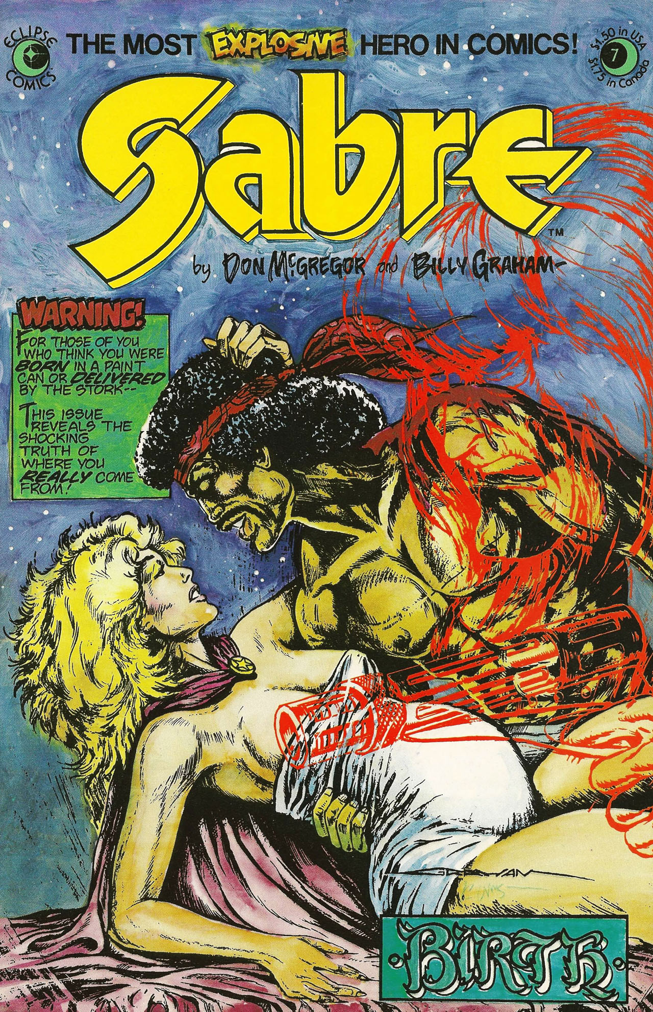 Read online Sabre comic -  Issue #7 - 1