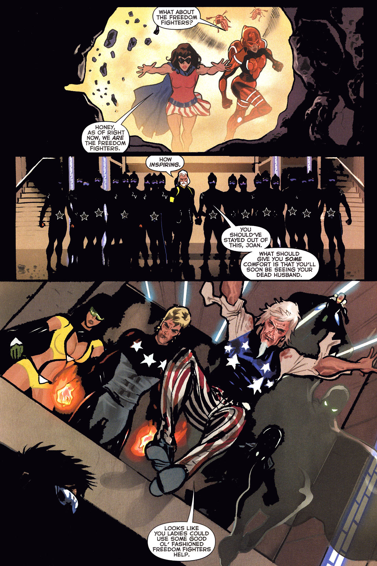 Read online Uncle Sam and the Freedom Fighters (2006) comic -  Issue #6 - 10
