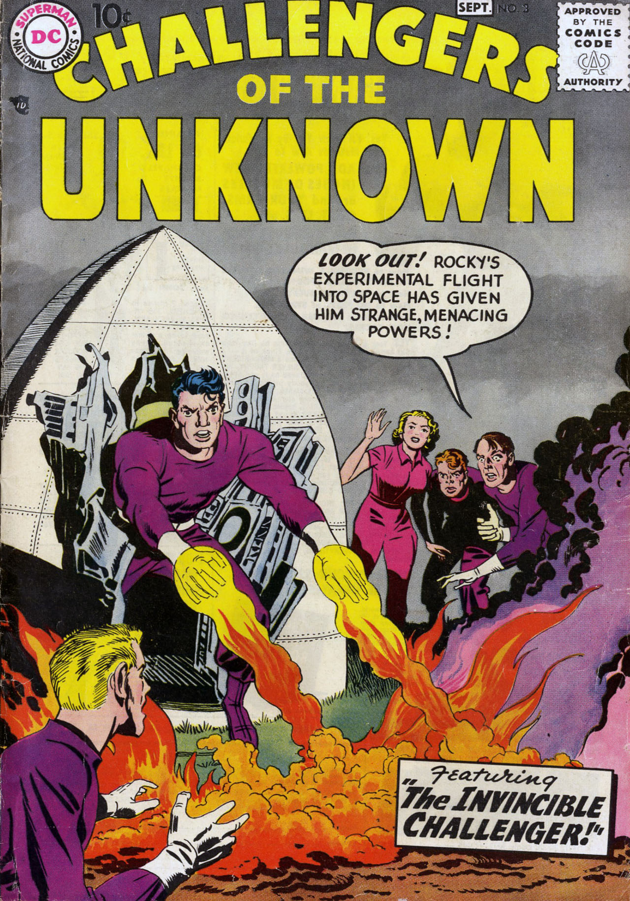 Read online Challengers of the Unknown (1958) comic -  Issue #3 - 1