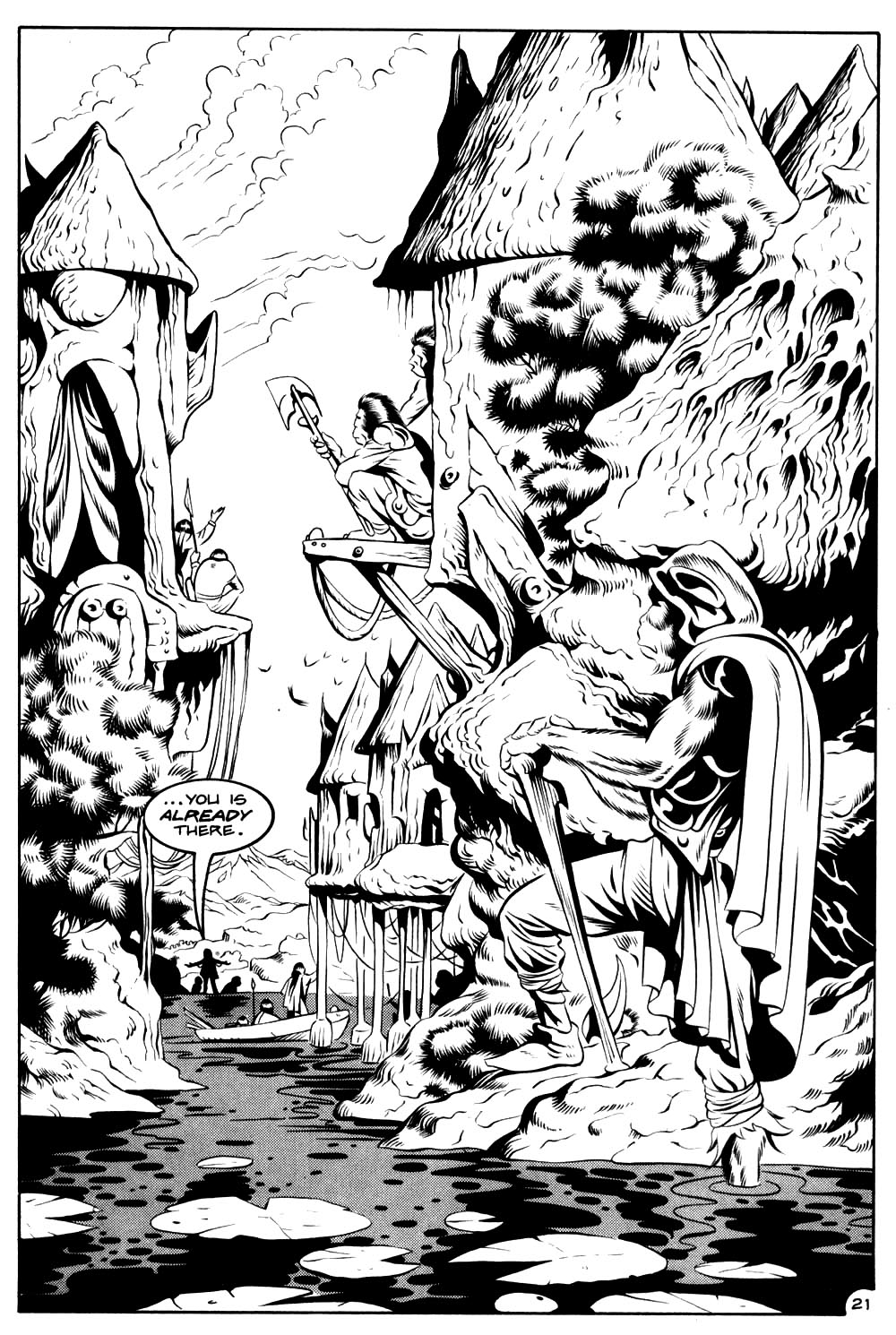 Read online Planet of the Apes (1990) comic -  Issue #9 - 23