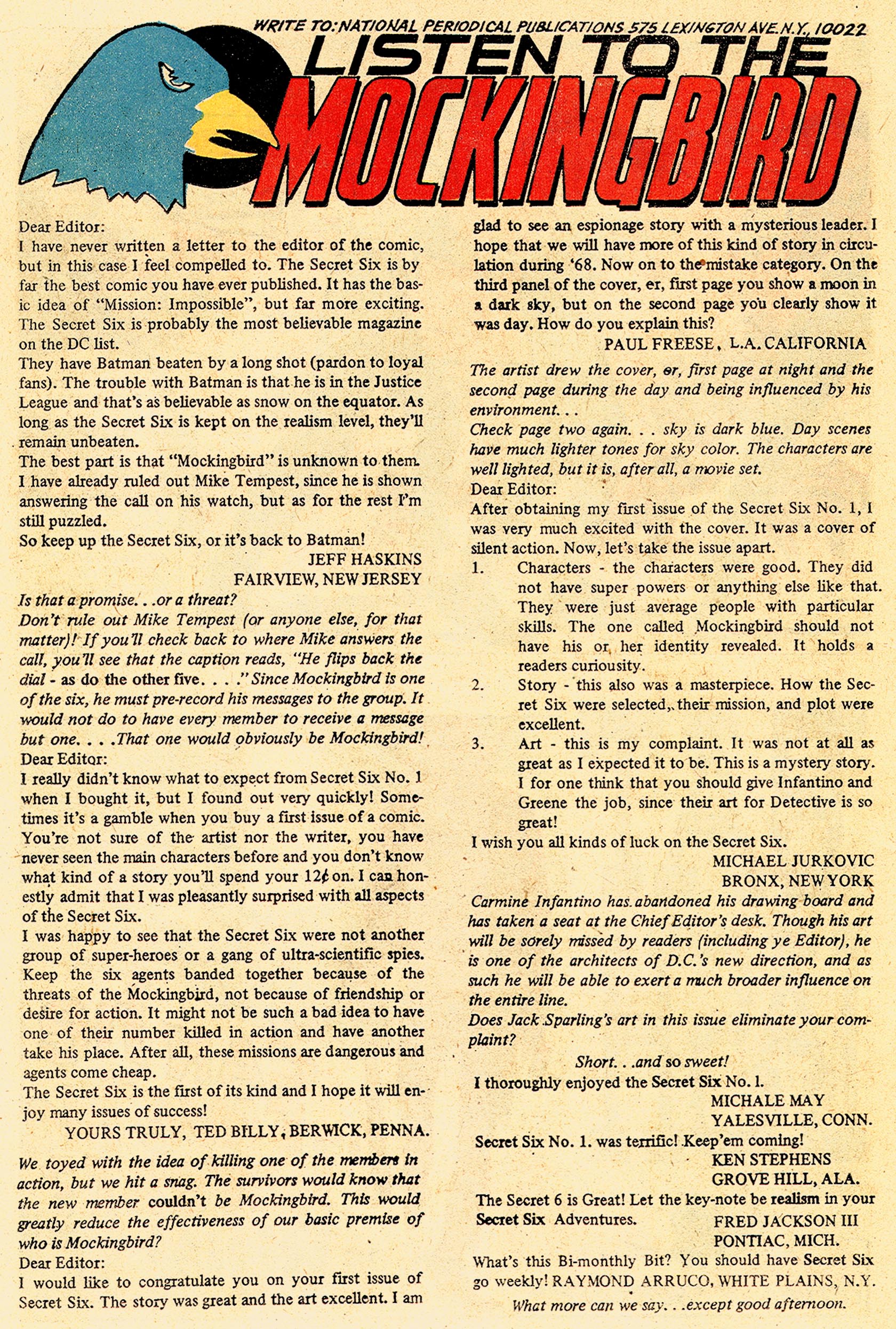 Read online Secret Six (1968) comic -  Issue #3 - 21
