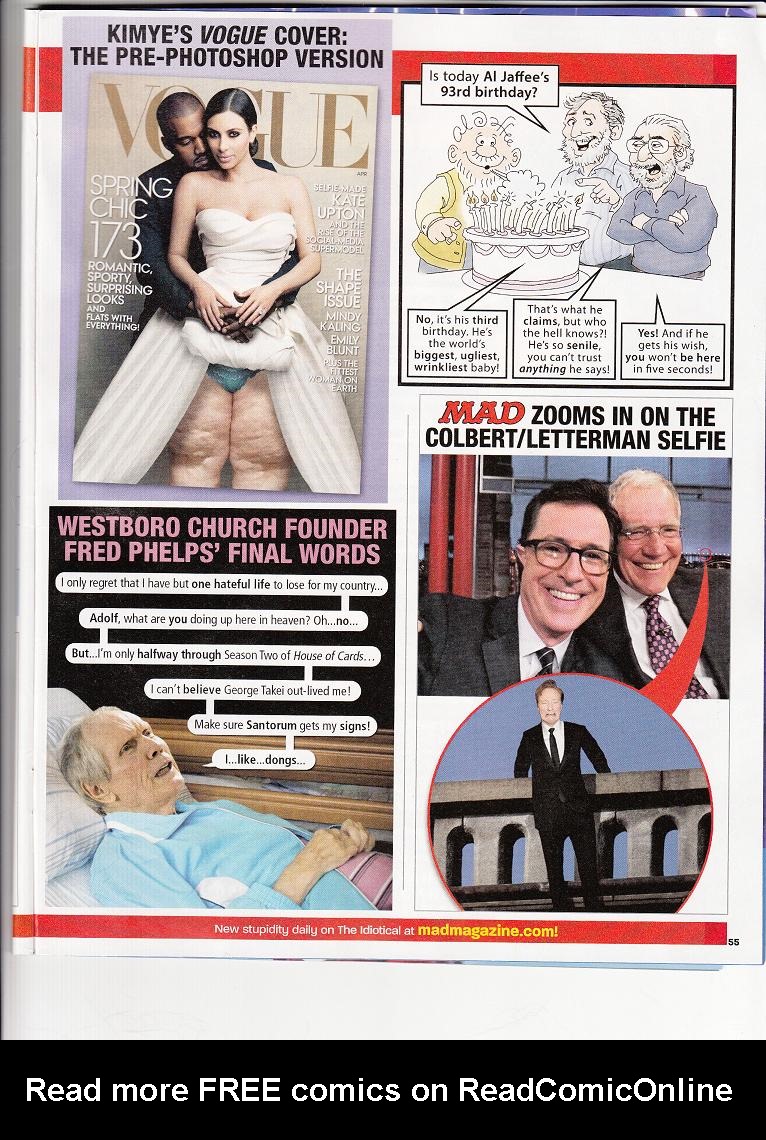 Read online MAD comic -  Issue #528 - 57