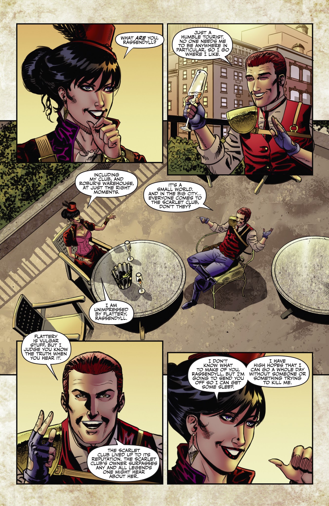 Read online Legenderry: Vampirella comic -  Issue #3 - 4