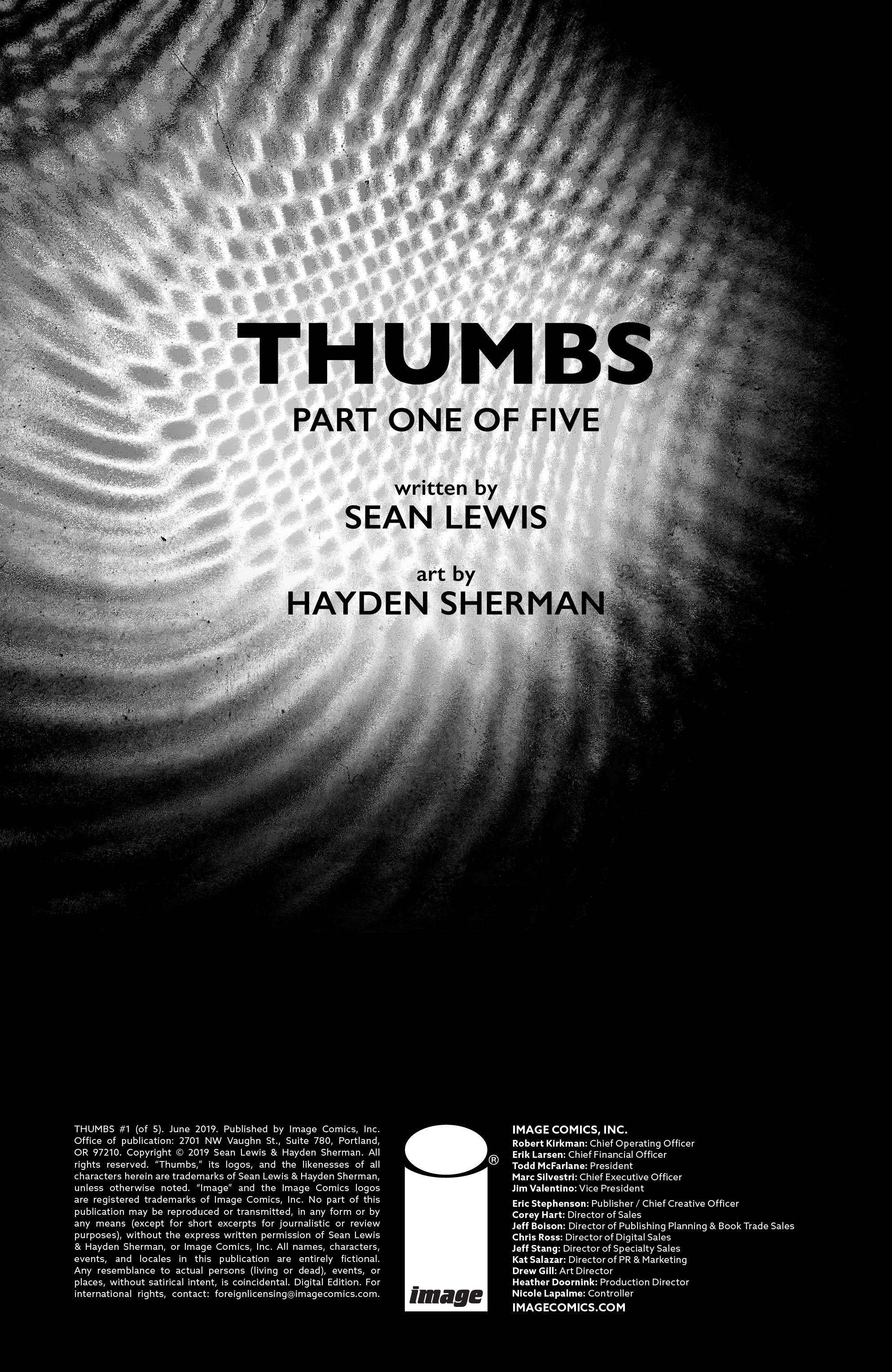 Read online Thumbs comic -  Issue #1 - 2